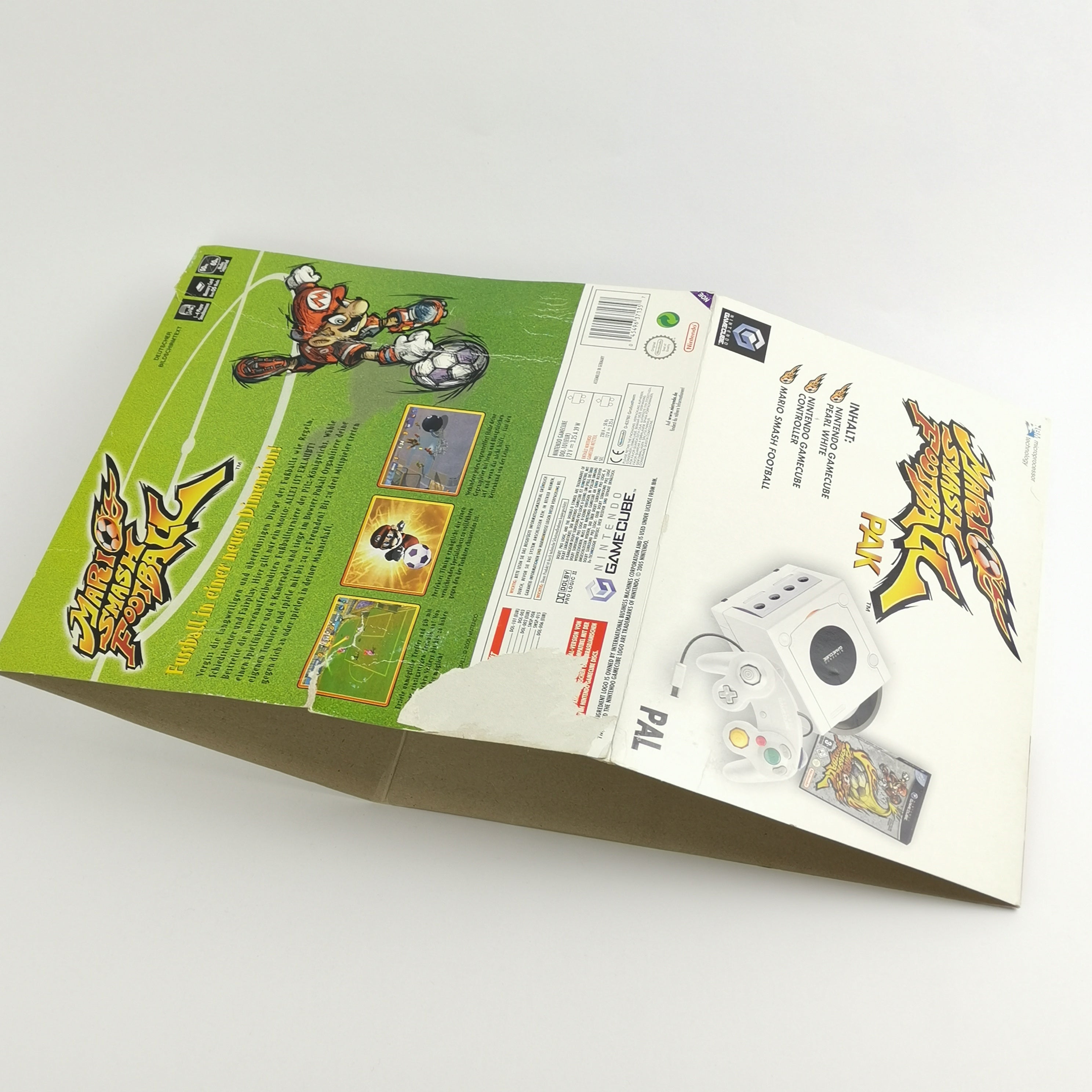 Nintendo Gamecube Konsole – Mario Smash Football Pak OVP