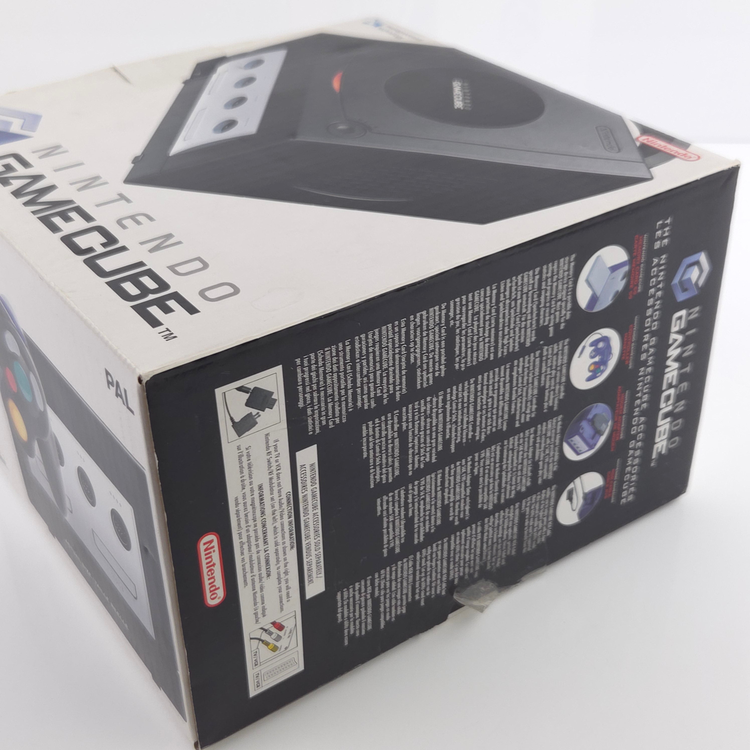 Nintendo Gamecube Konsole Schwarz PAL OVP sehr gut