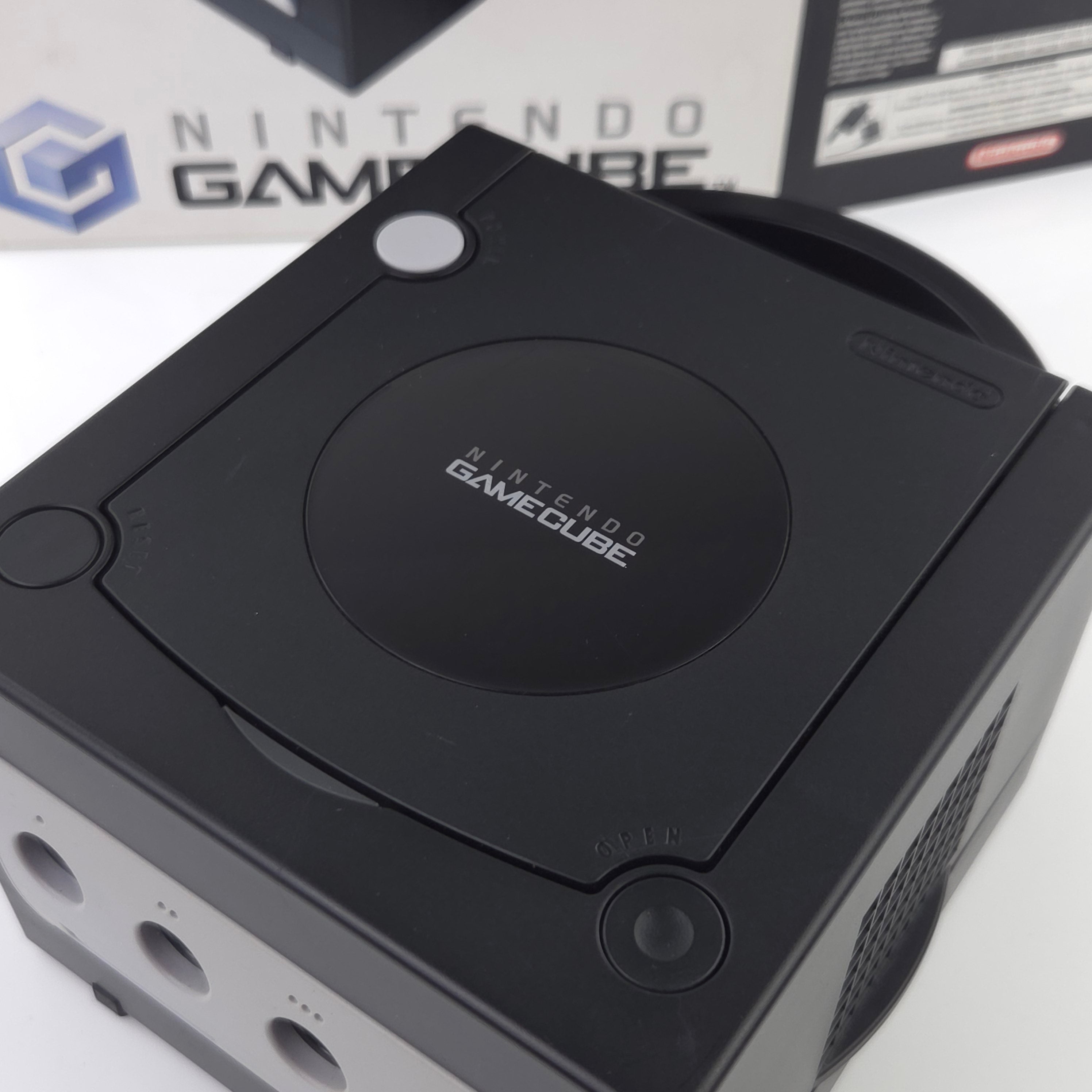 Nintendo Gamecube Konsole Schwarz PAL OVP sehr gut