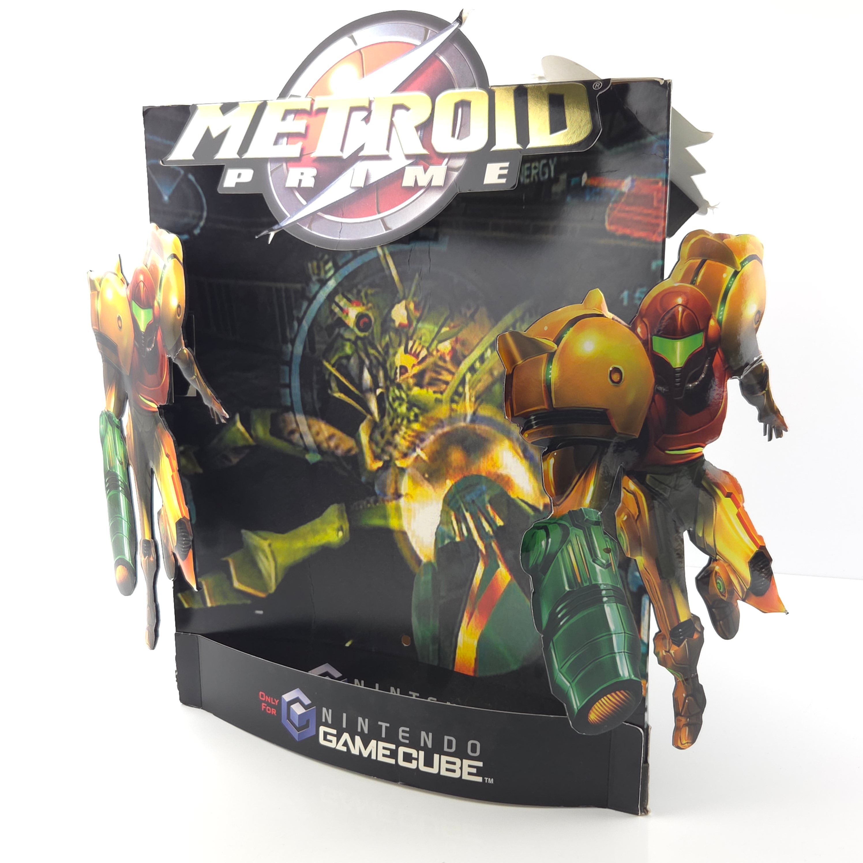Nintendo Gamecube Promo Display Standee Metroid Prime Original