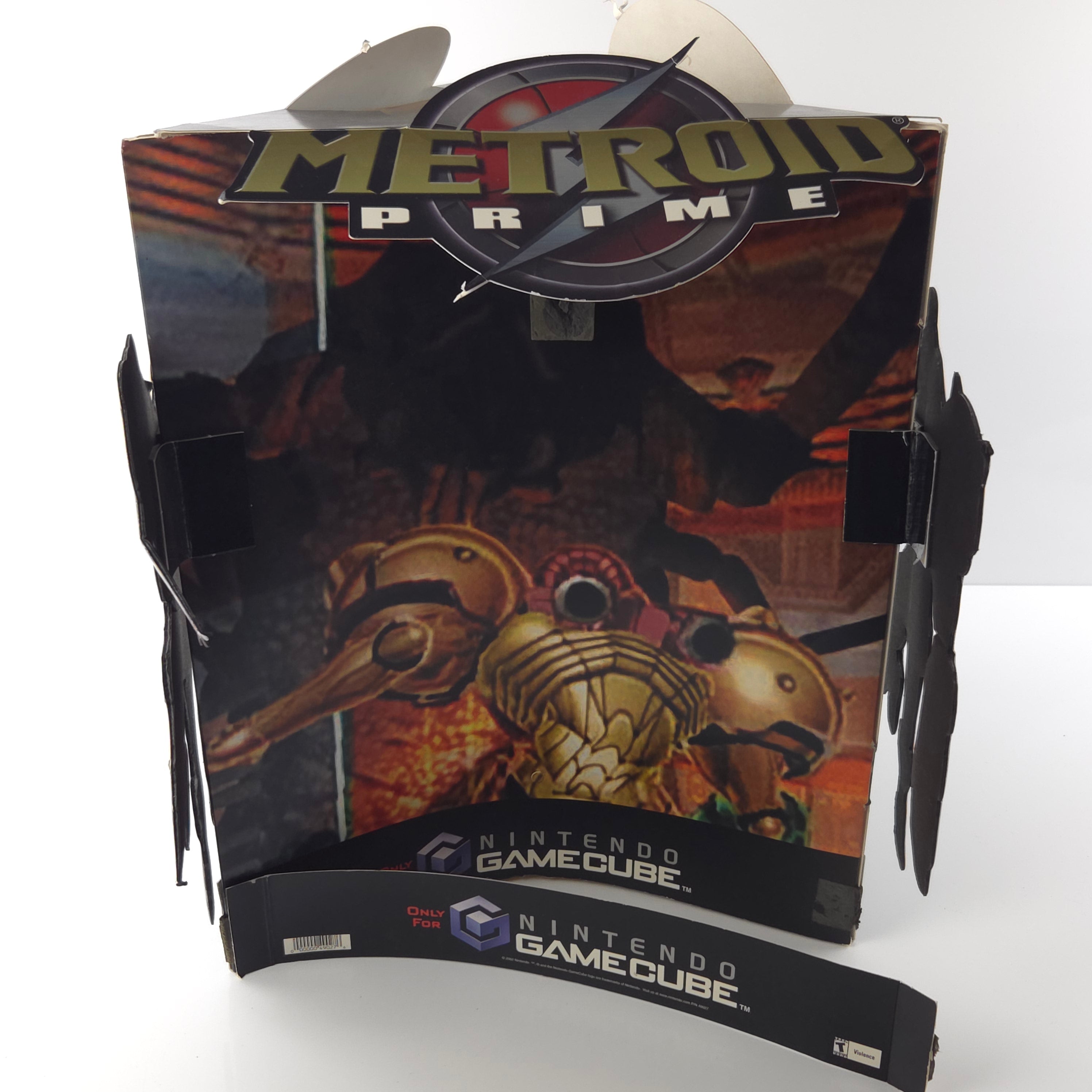 Nintendo Gamecube Promo Display Standee Metroid Prime Original