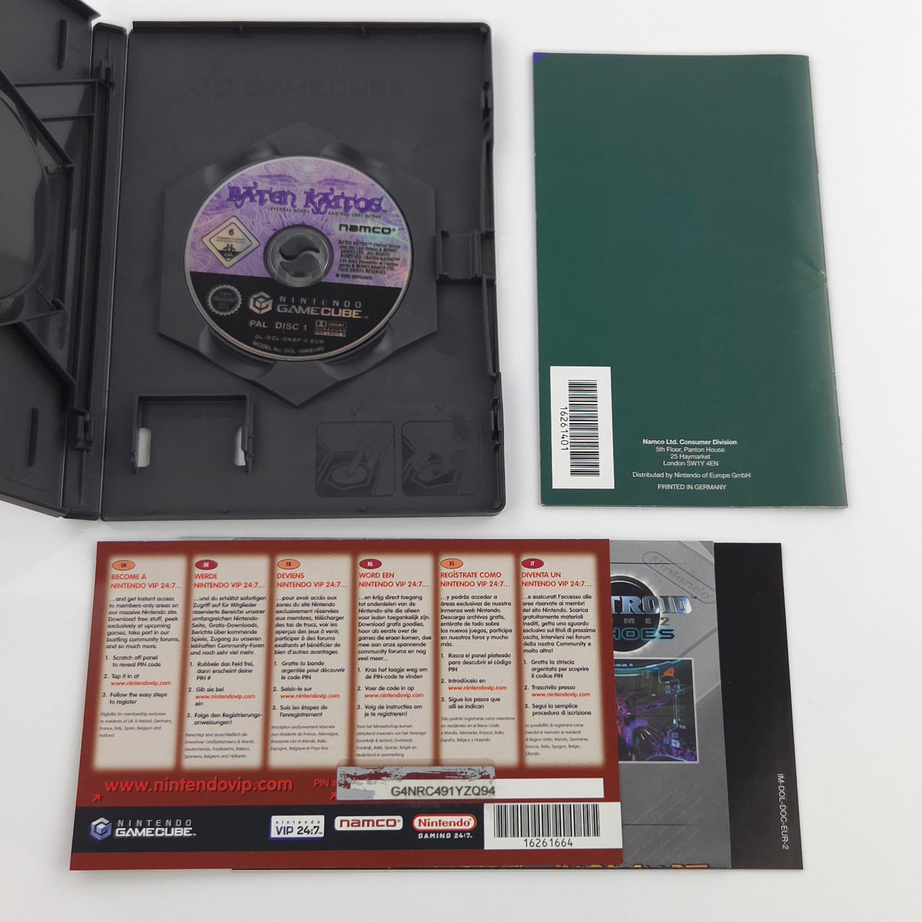 Nintendo Gamecube Spiel – Baten Kaitos mit VIP Code (OVP)