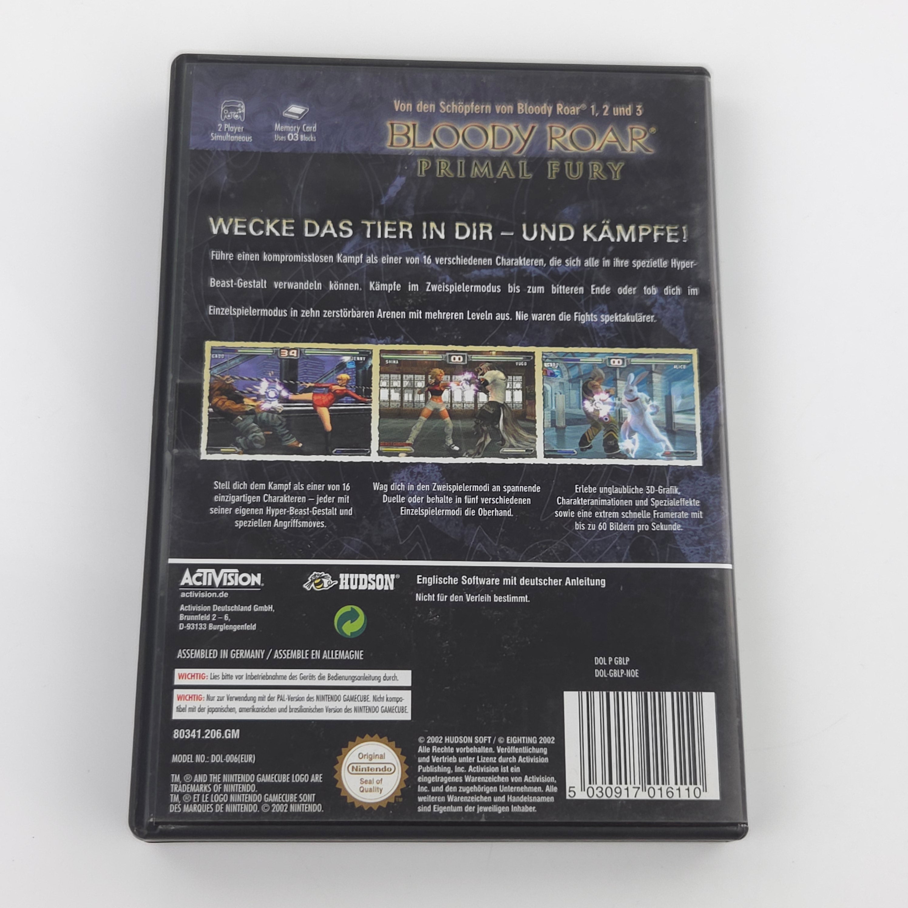 Nintendo Gamecube Spiel – Bloody Roar Primal Fury (PAL)