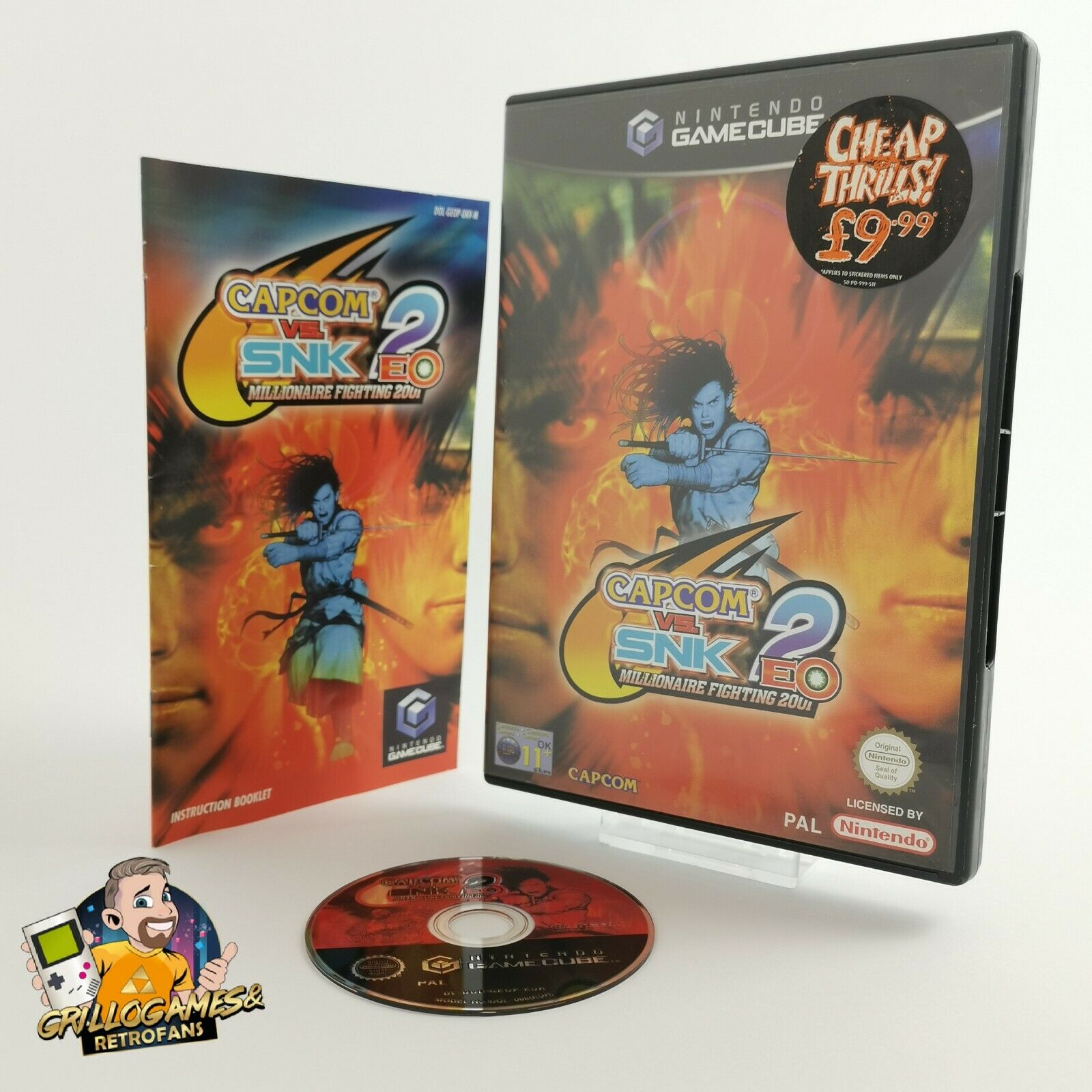 Nintendo Gamecube Spiel – Capcom vs. SNK 2 EO (PAL OVP)