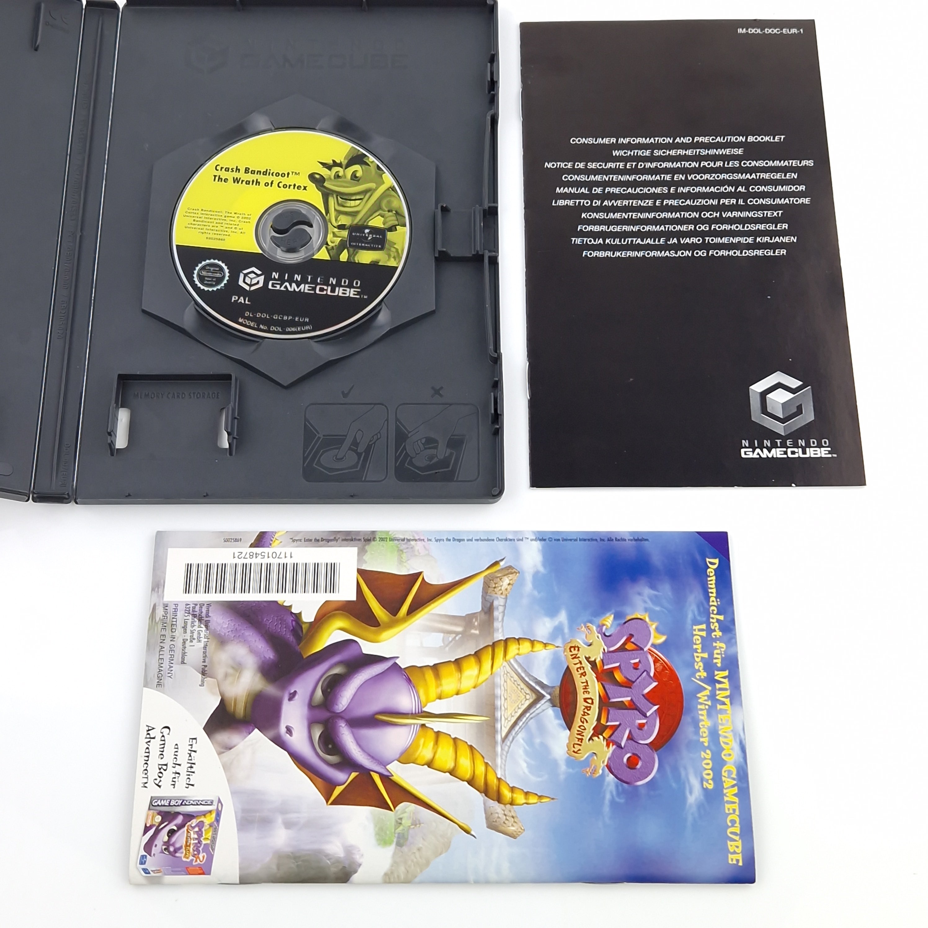 Nintendo Gamecube Spiel – Crash Bandicoot Der Zorn des Cortex OVP