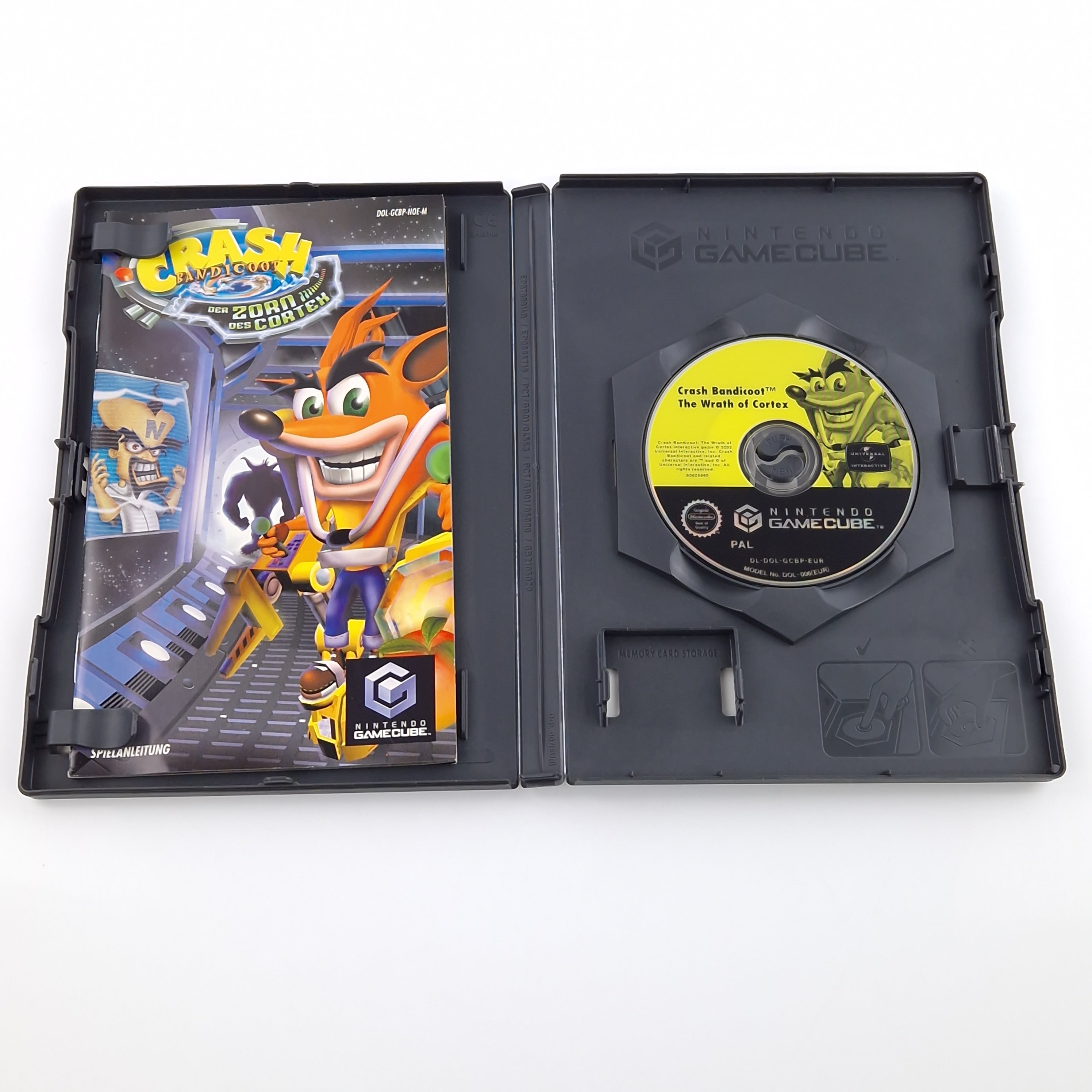 Nintendo Gamecube Spiel – Crash Bandicoot Der Zorn des Cortex PAL