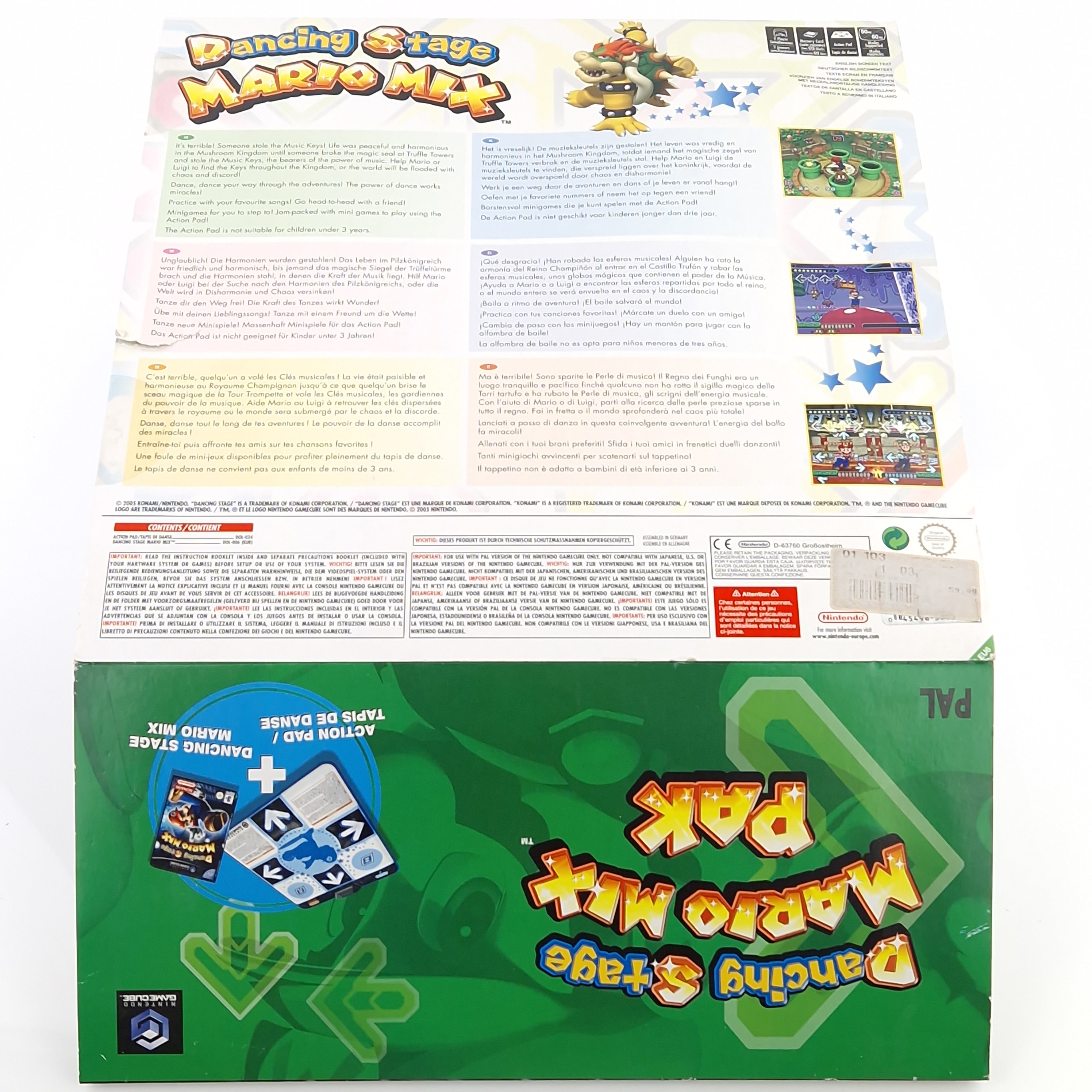 Nintendo Gamecube Spiel – Dancing Stage Mario Mix Pak PAL