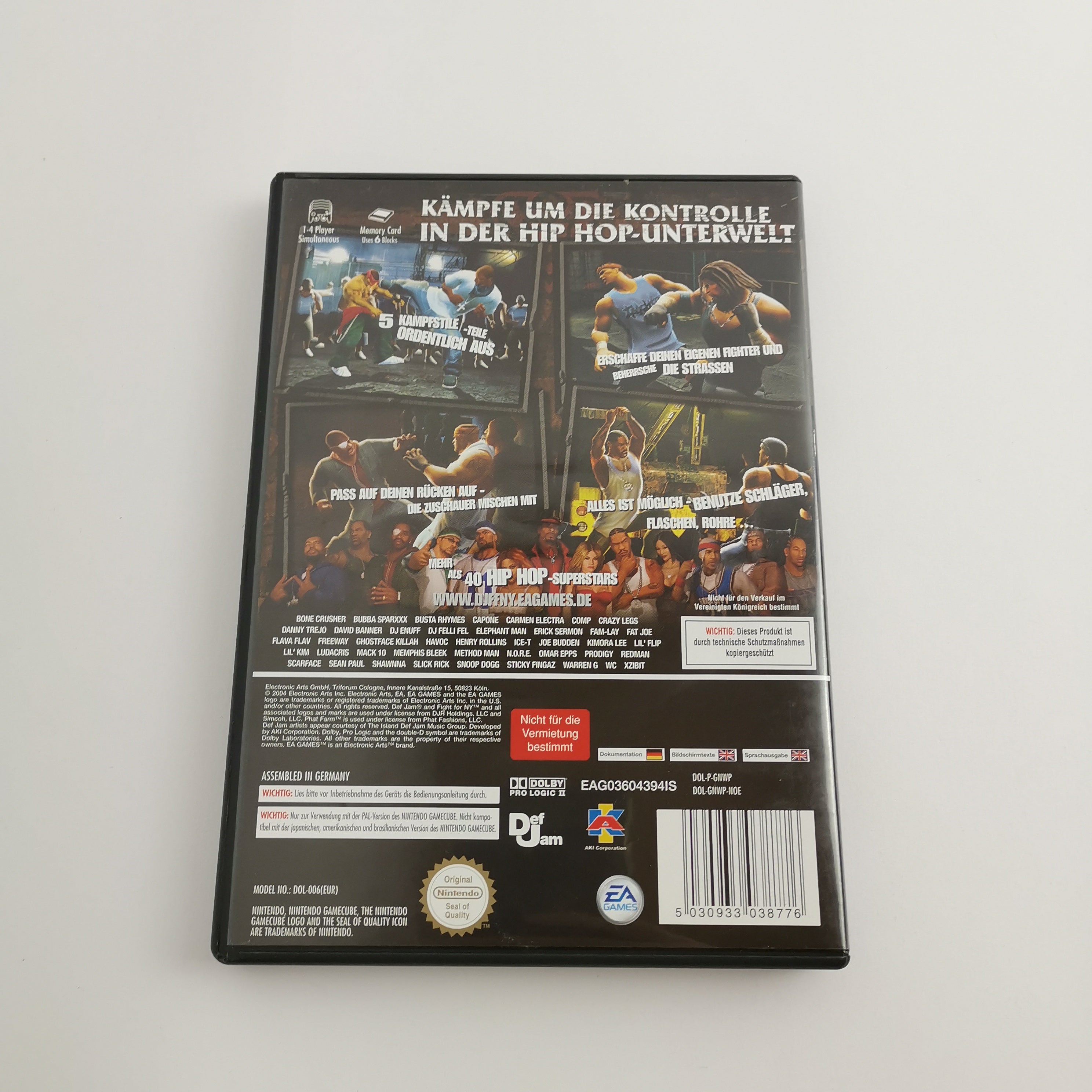 Nintendo Gamecube Spiel – Def Jam Fight for NY (OVP PAL)