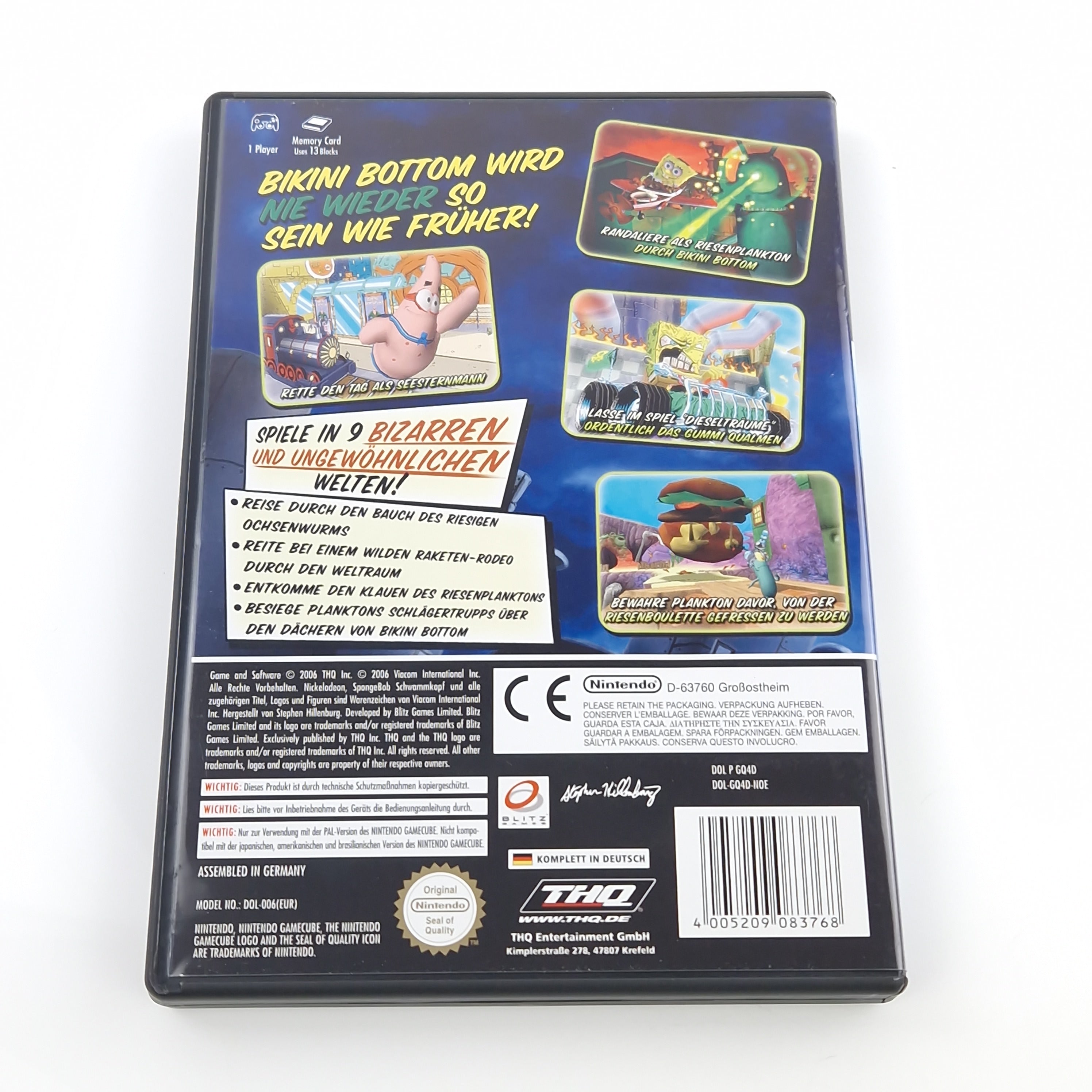 Nintendo Gamecube Spiel – Die Kreatur aus der Krossen Krabbe OVP