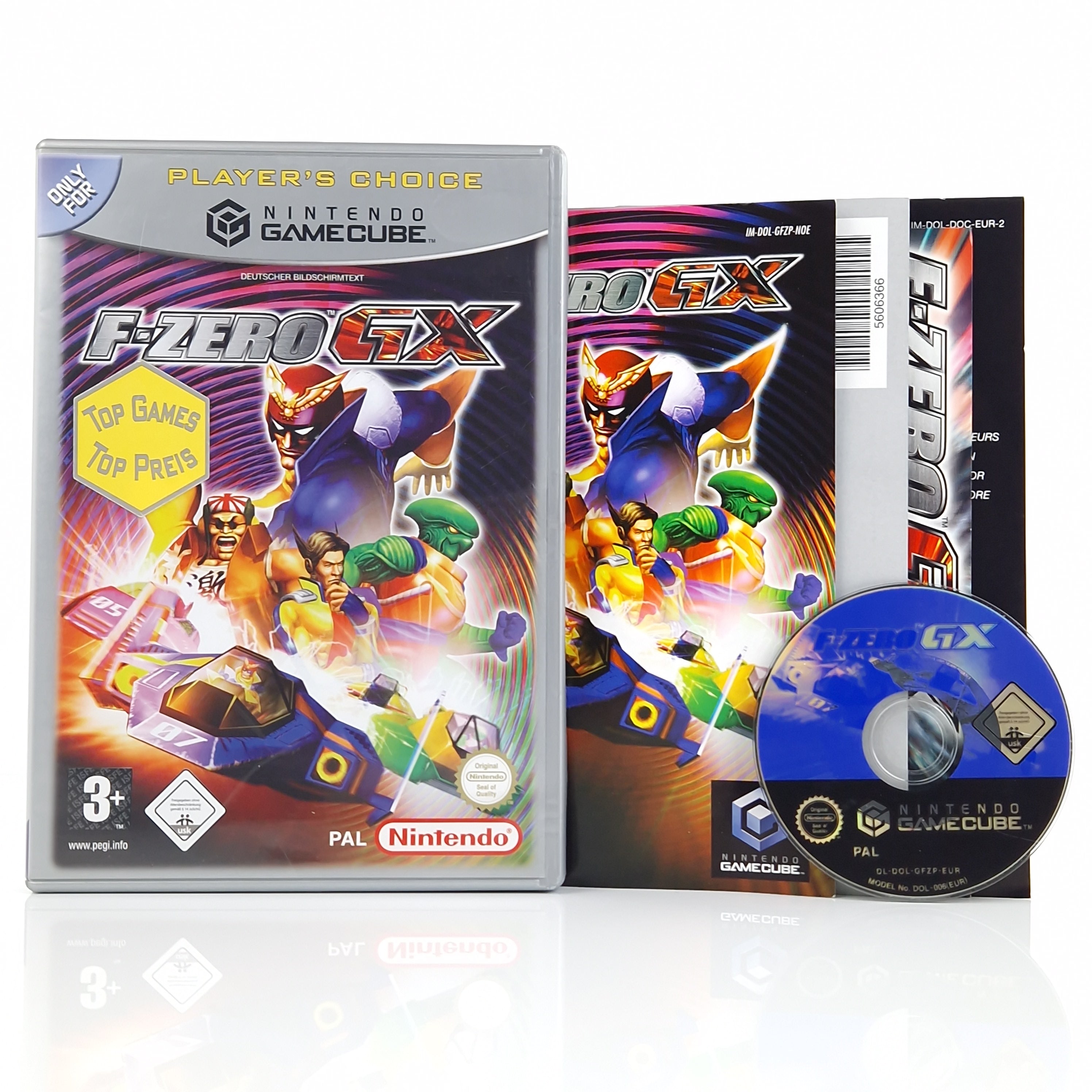 Nintendo Gamecube Spiel – F-Zero GX OVP PAL Players Choice