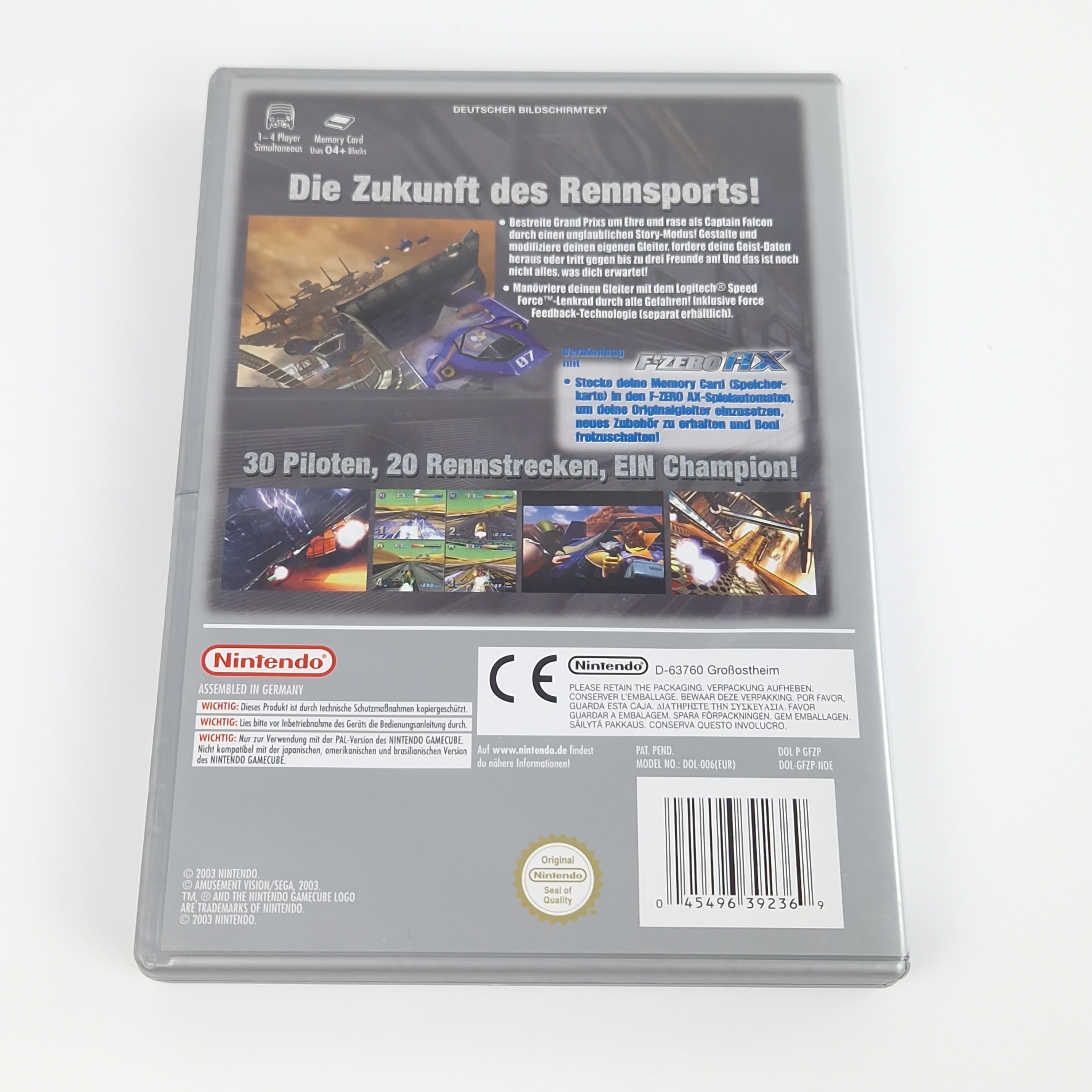 Nintendo Gamecube Spiel – F-Zero GX OVP PAL Players Choice