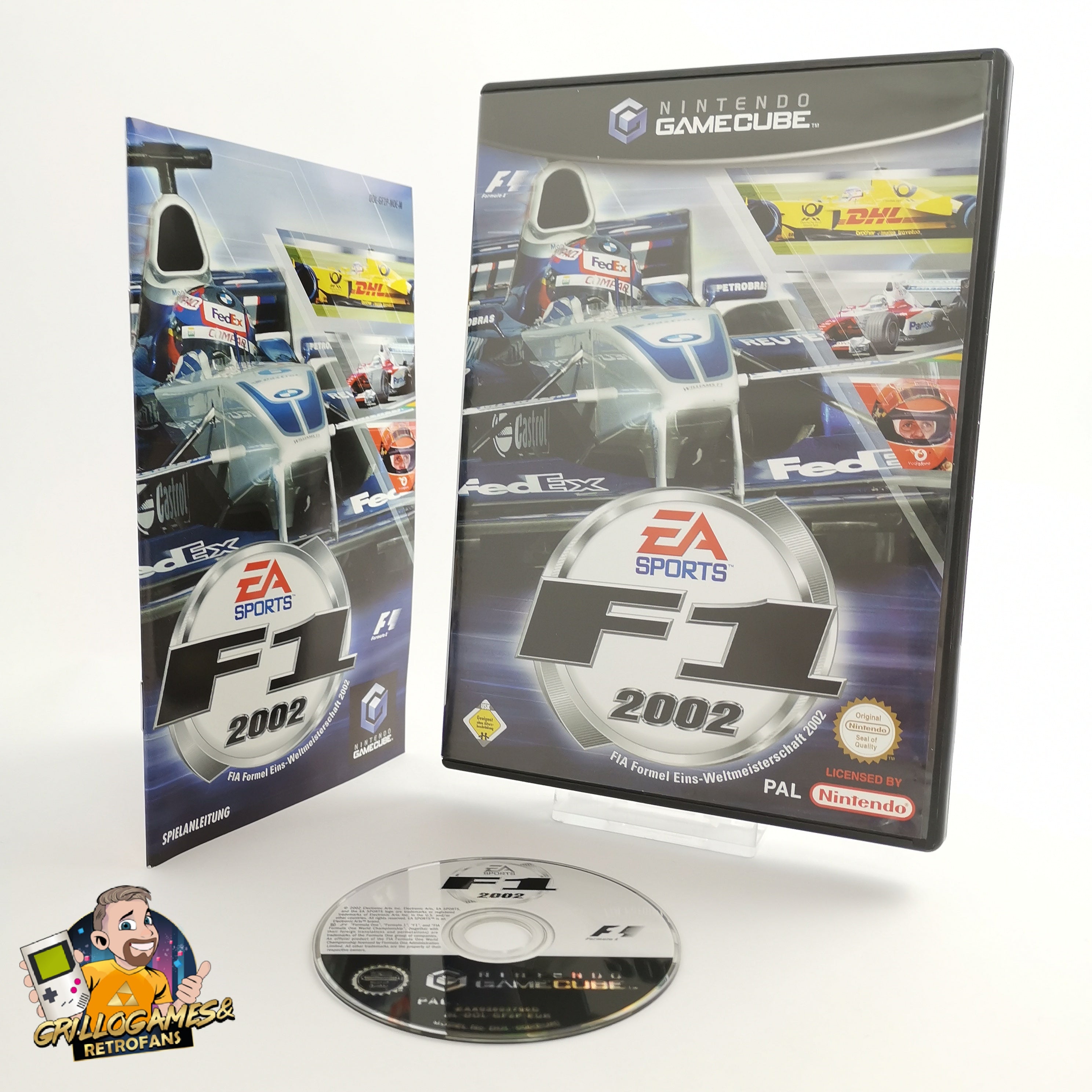 Nintendo Gamecube Spiel – F1 2002 Formel 1 OVP PAL
