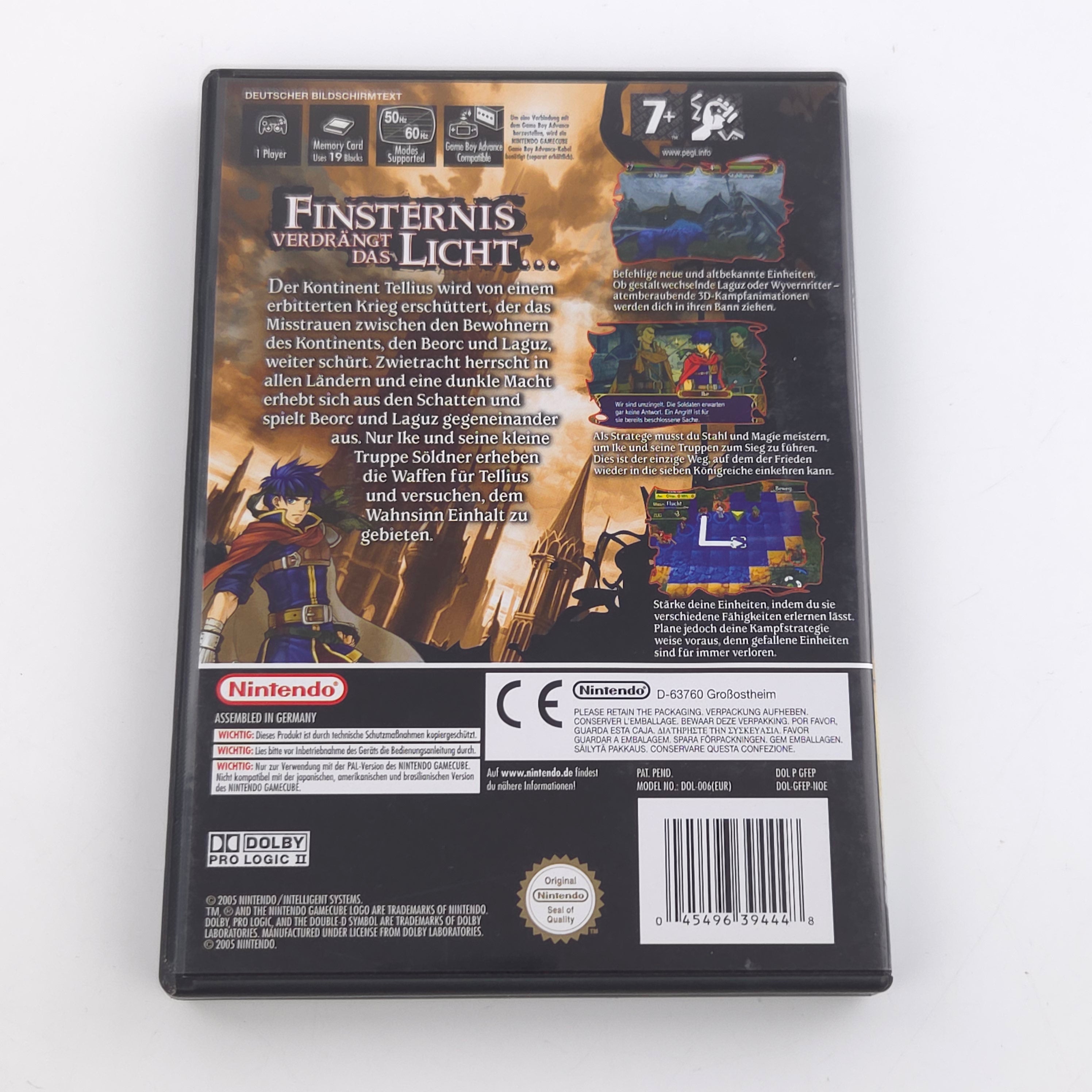 Nintendo Gamecube Spiel – Fire Emblem Path of Radiance OVP PAL