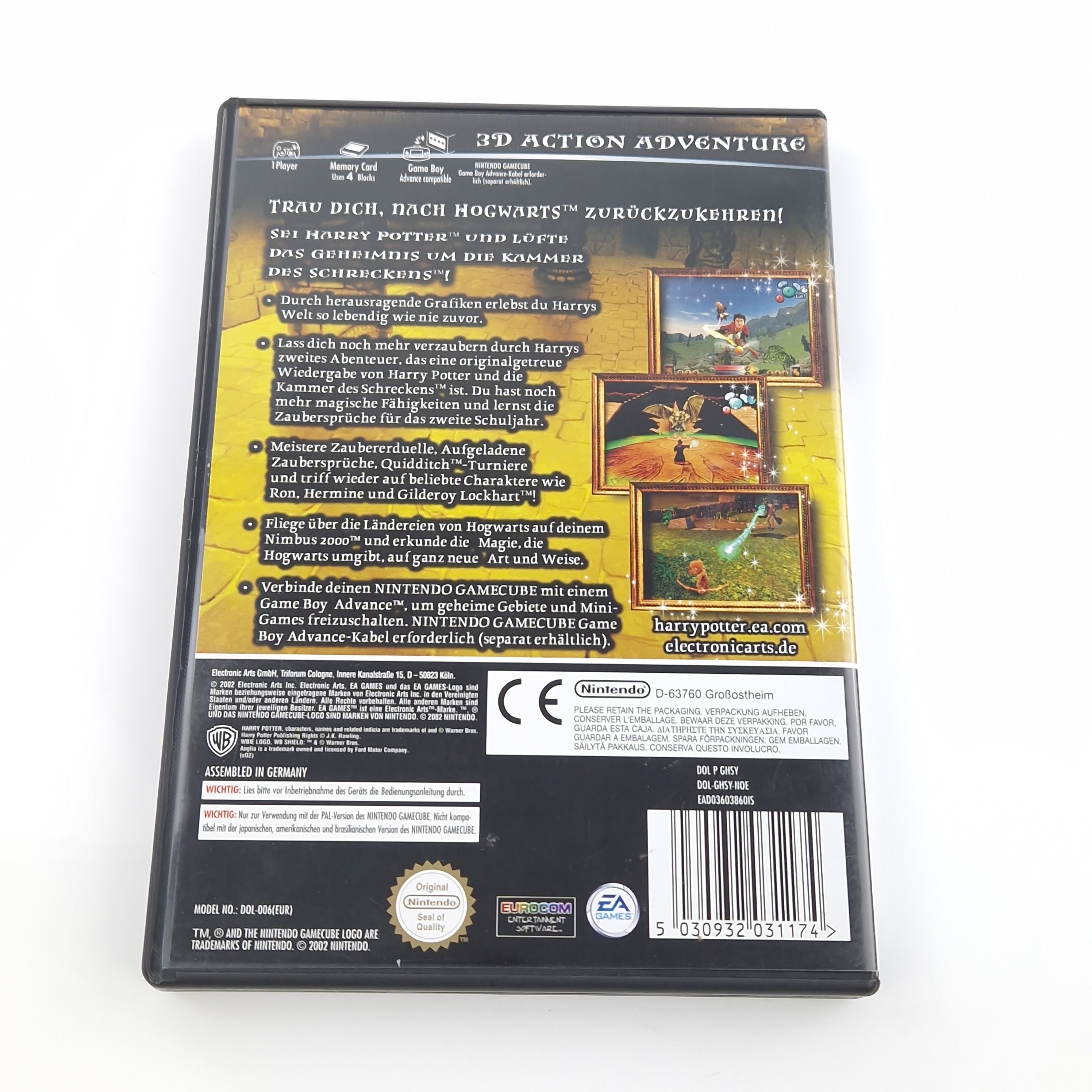 Nintendo Gamecube Spiel – Harry Potter Kammer des Schreckens OVP