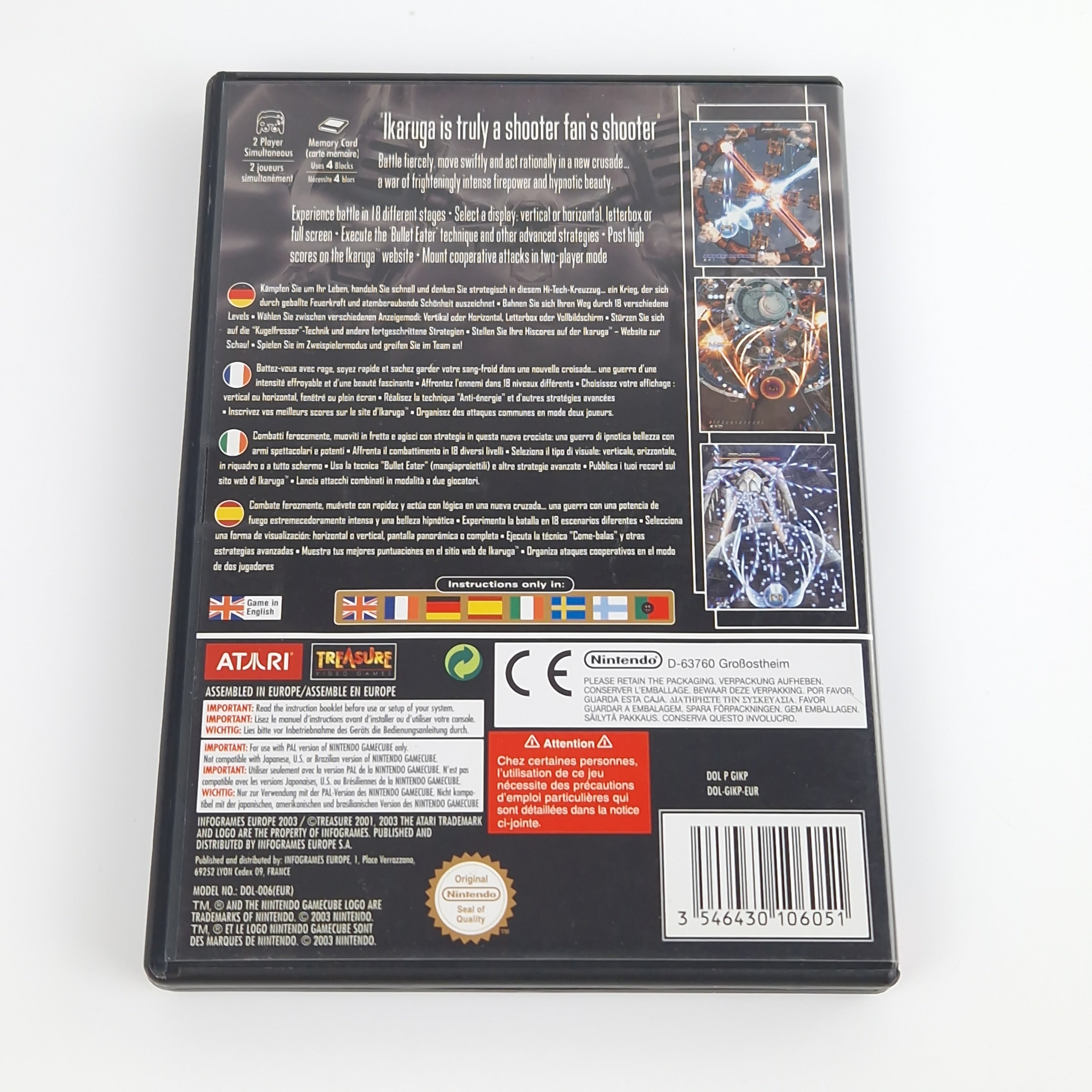 Nintendo Gamecube Spiel – Ikaruga OVP PAL