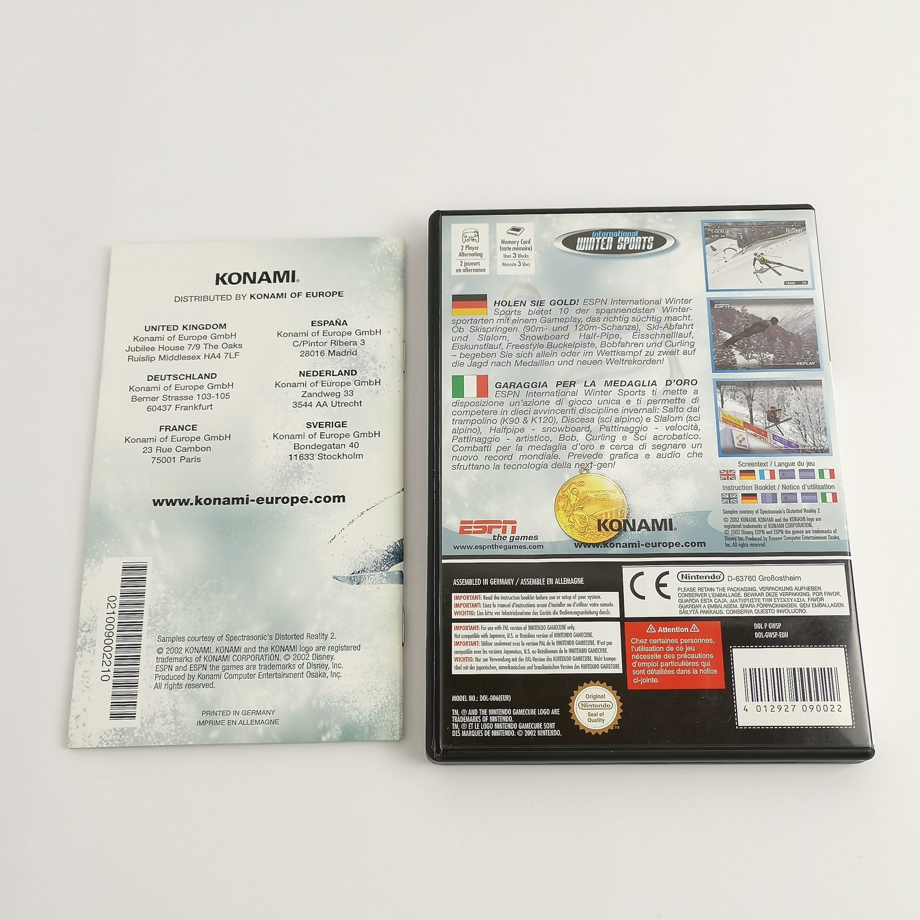 Nintendo Gamecube Spiel – International Winter Sports PAL OVP