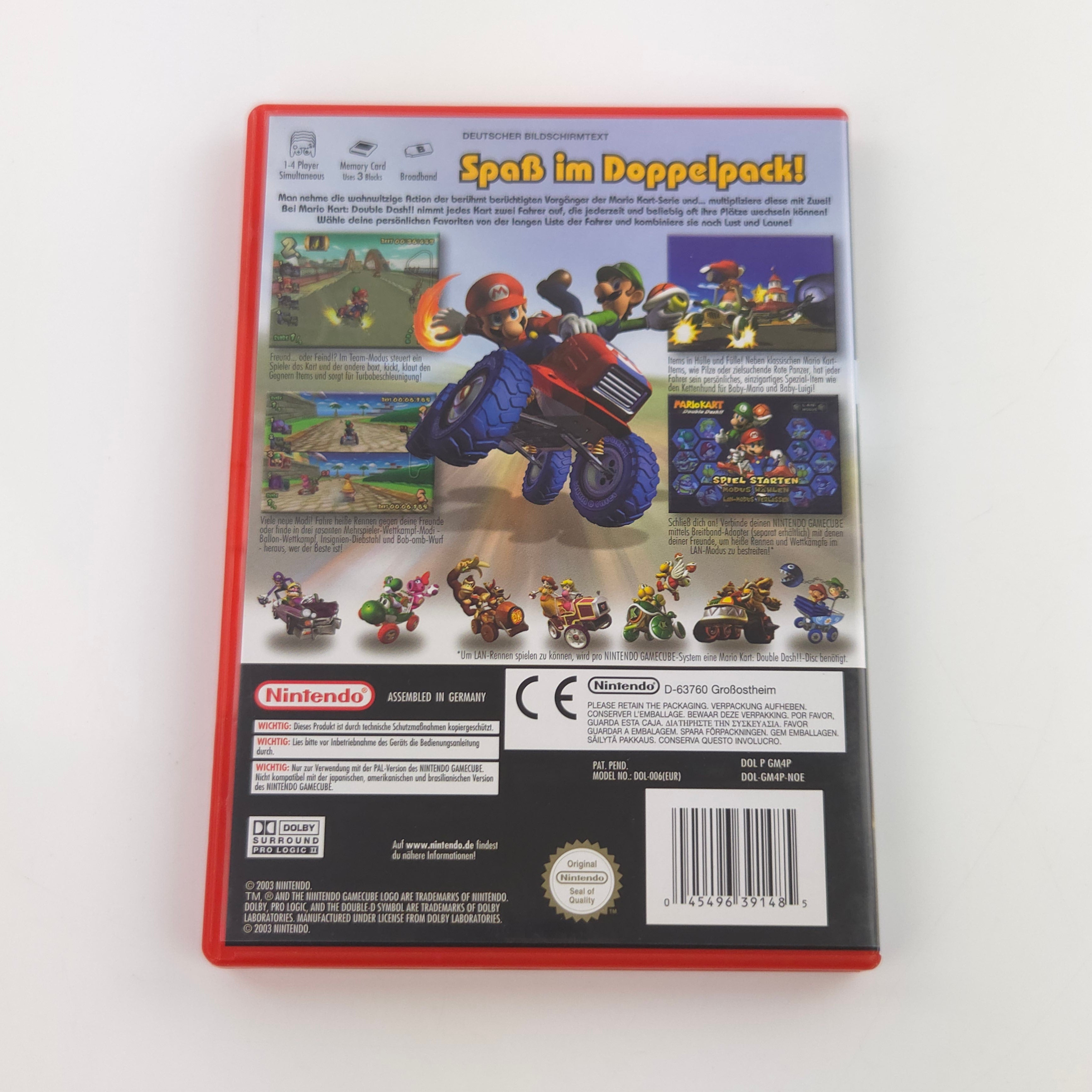 Nintendo Gamecube Spiel – Mario Kart Double Dash OVP