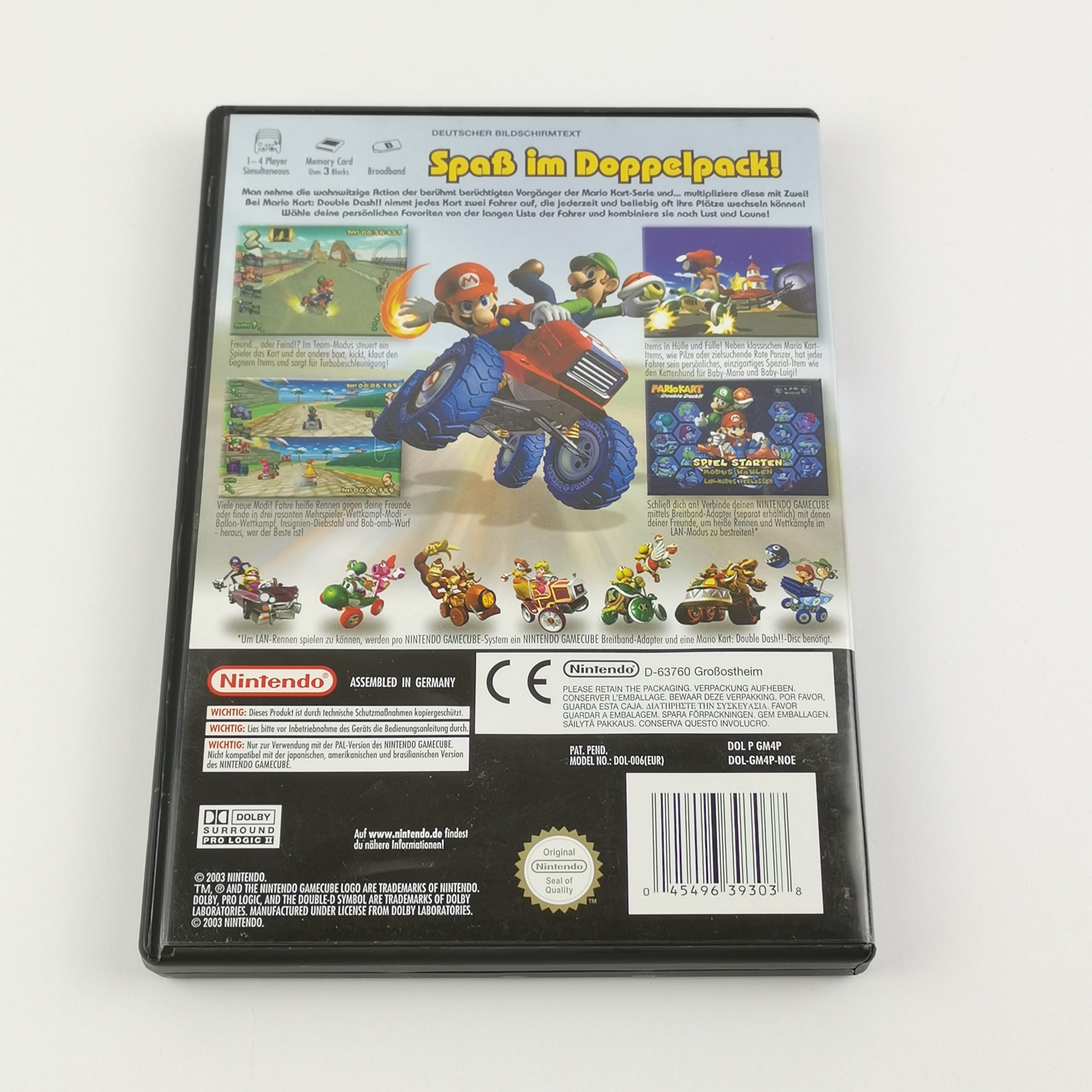 Nintendo Gamecube Spiel – Mario Kart Double Dash PAL Gamepad