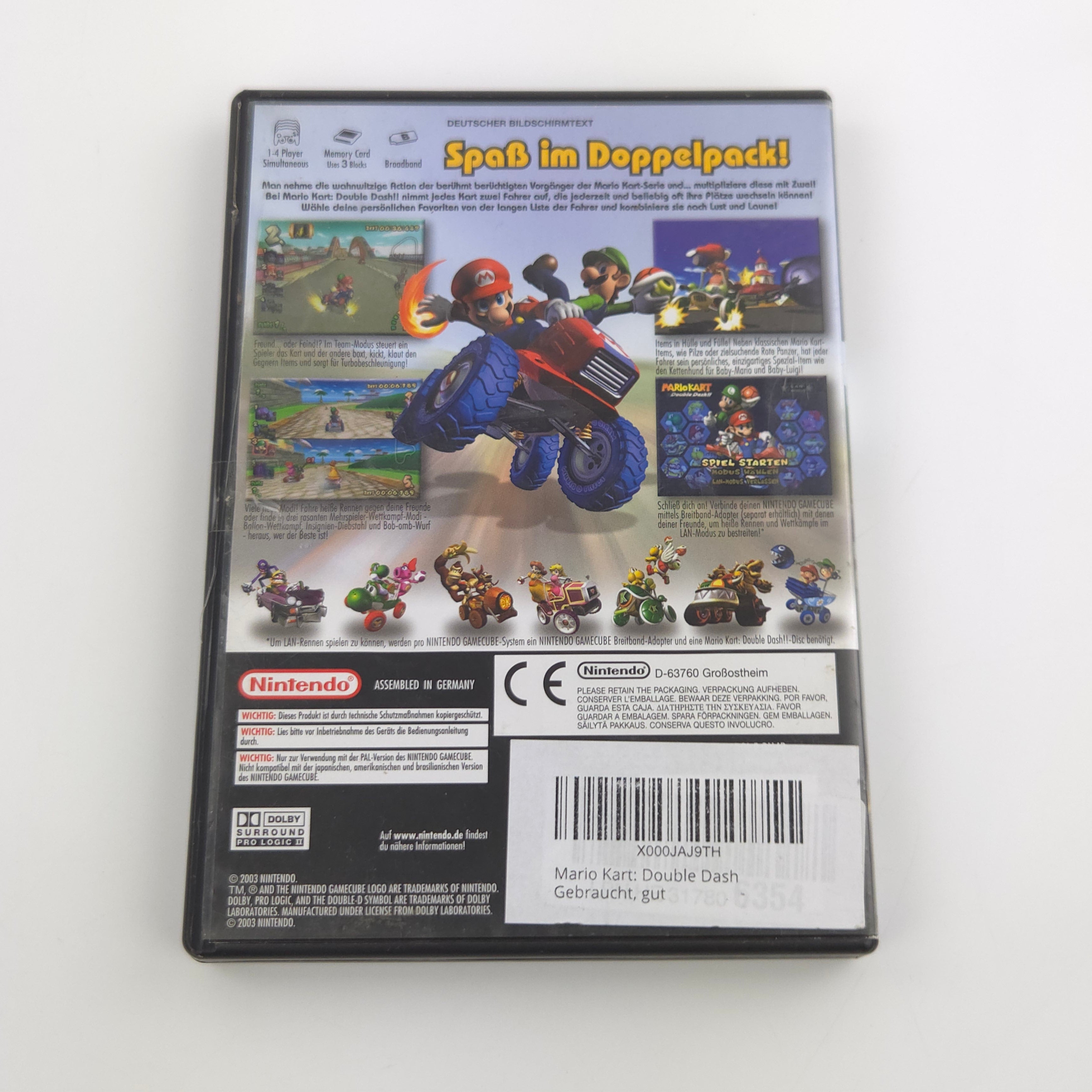 Nintendo Gamecube Spiel – Mario Kart Double Dash plus Zelda