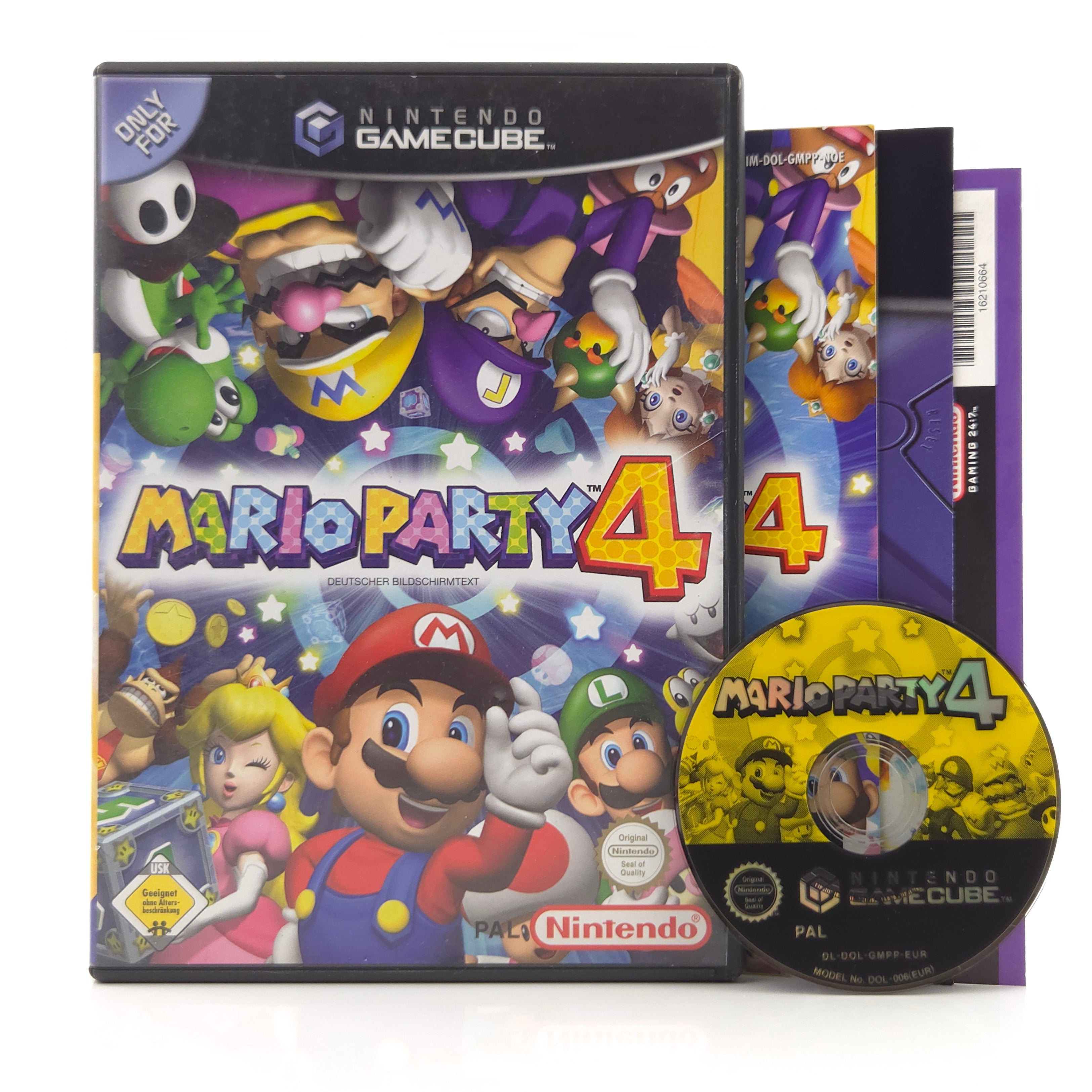 Nintendo Gamecube Spiel – Mario Party 4 (OVP Anleitung)