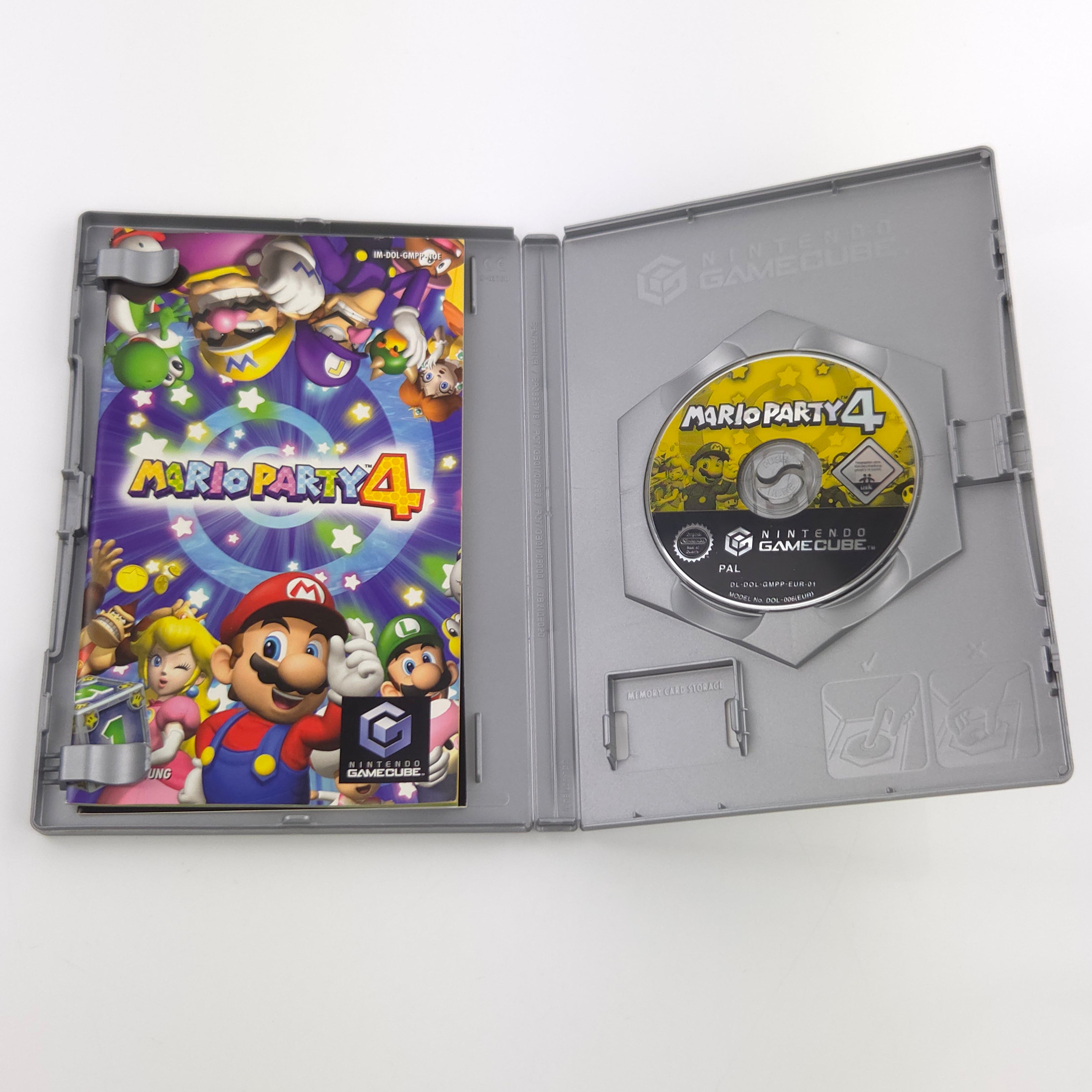 Nintendo Gamecube Spiel – Mario Party 4 Players Choice OVP