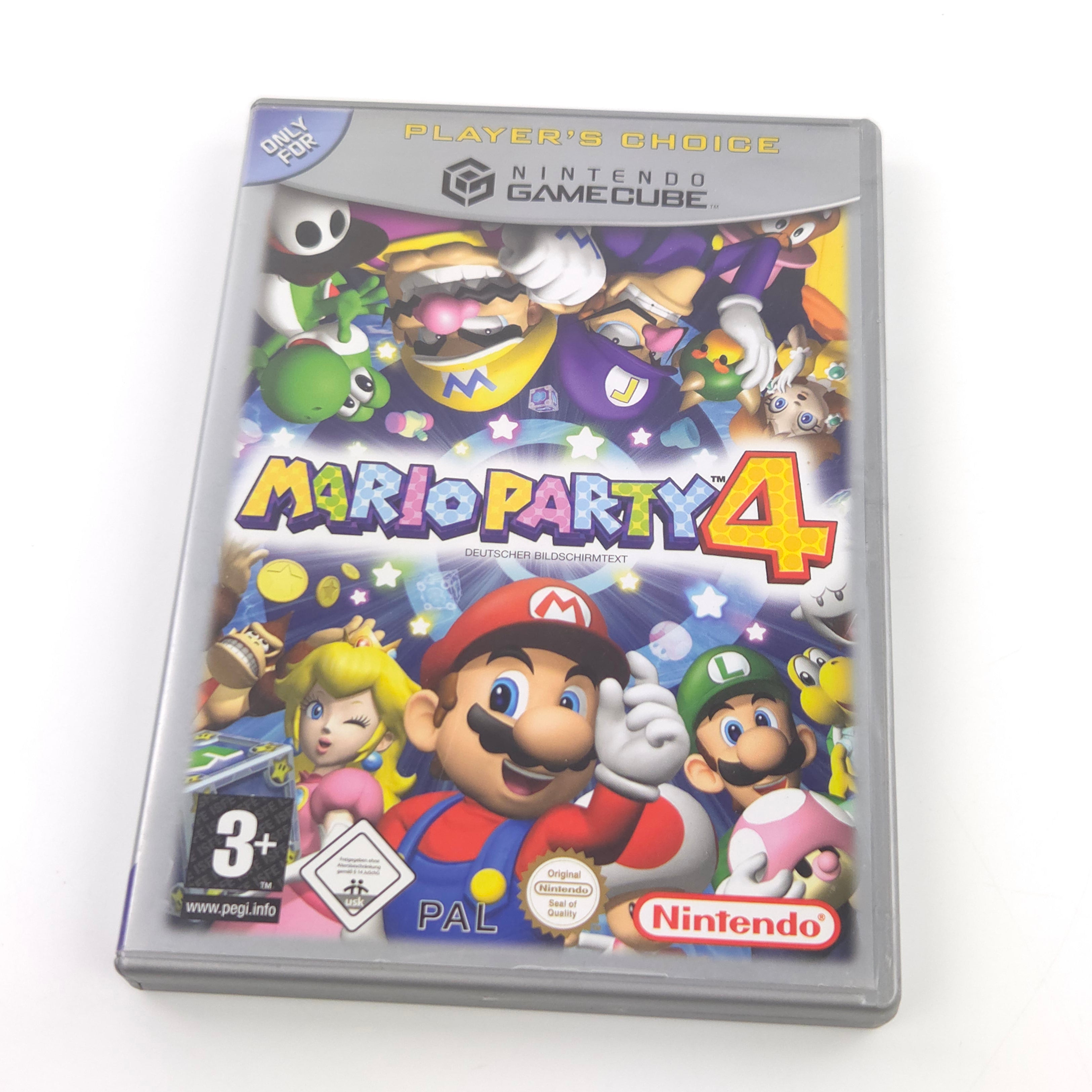 Nintendo Gamecube Spiel – Mario Party 4 Players Choice OVP
