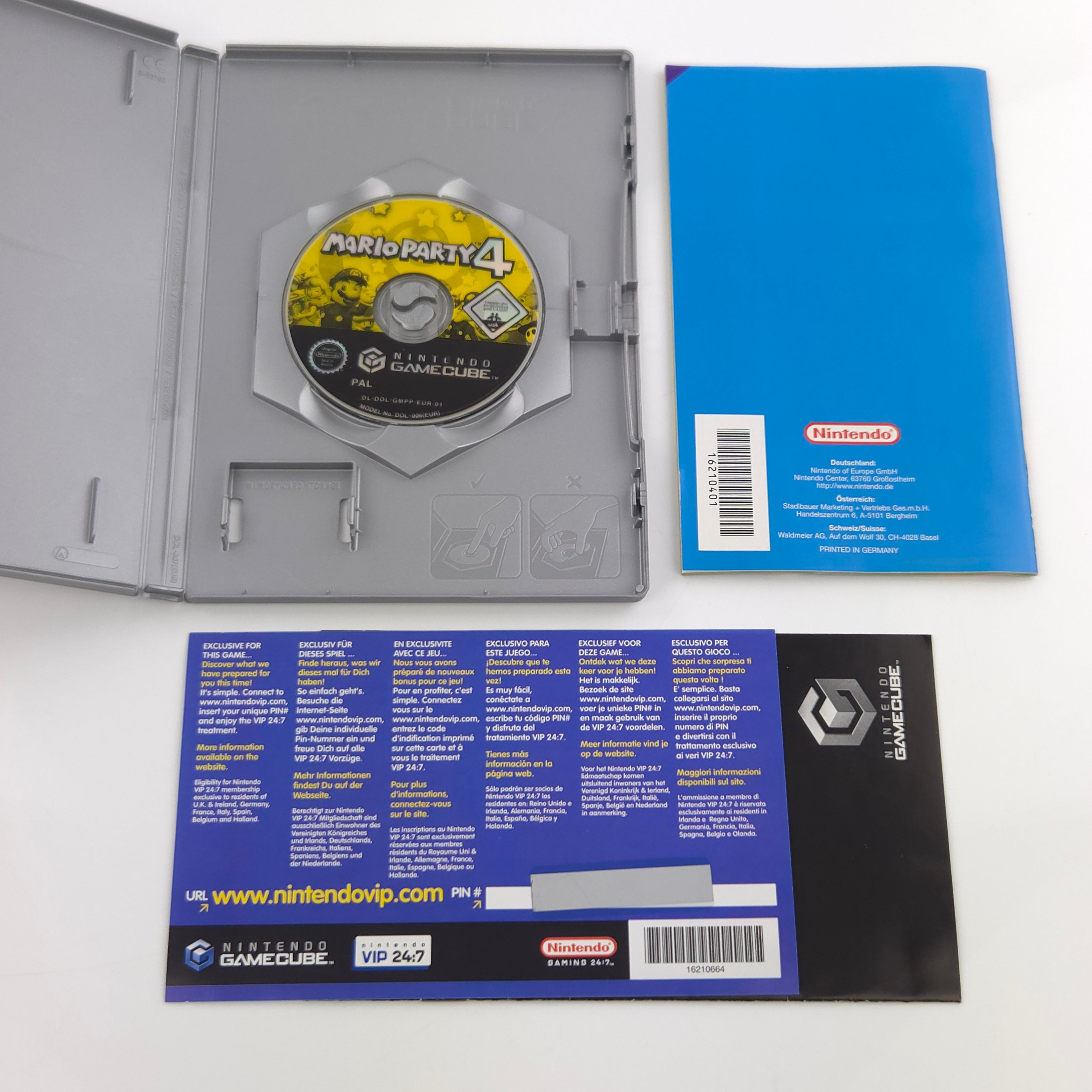 Nintendo Gamecube Spiel – Mario Party 4 Players Choice OVP