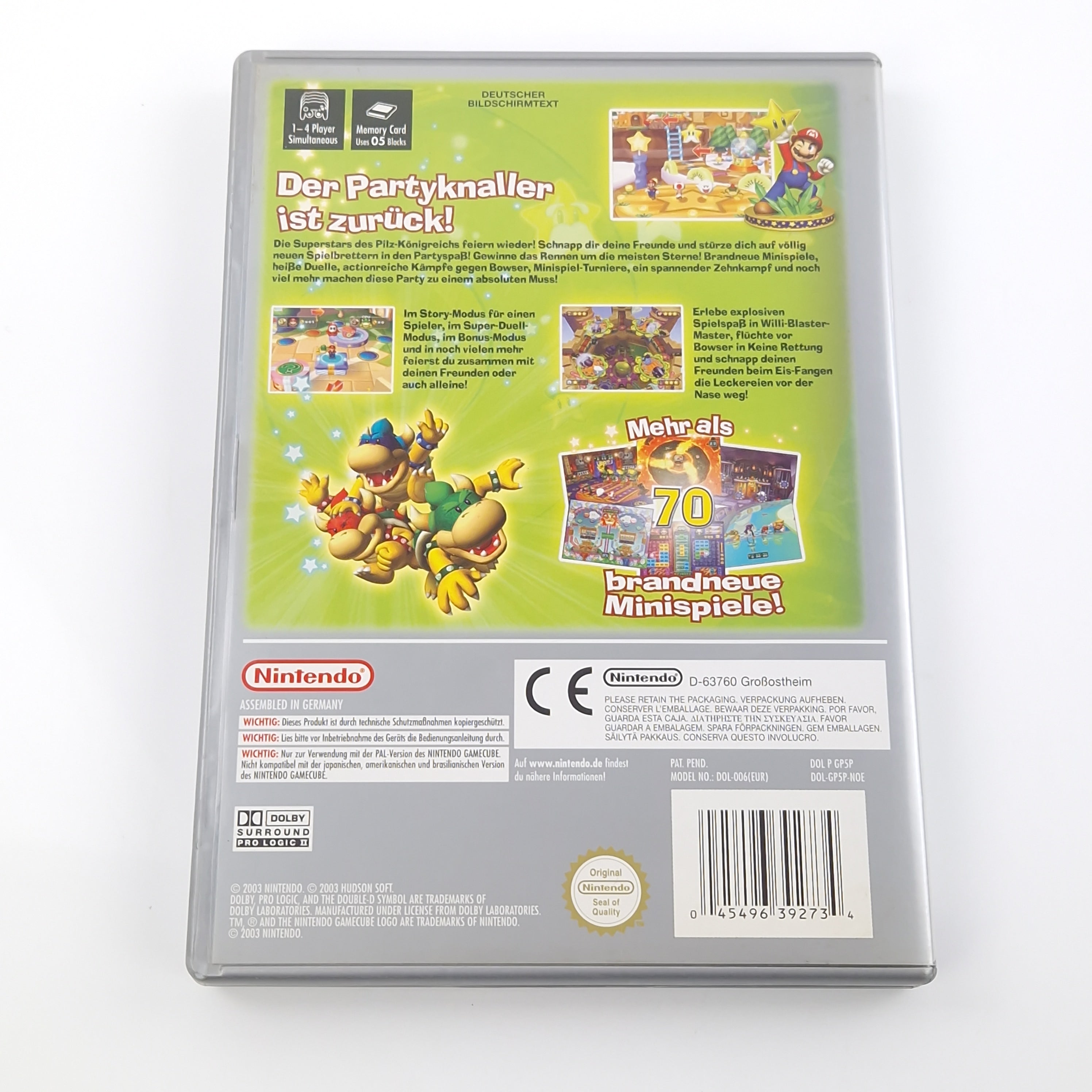 Nintendo Gamecube Spiel – Mario Party 5 OVP PAL Platinum