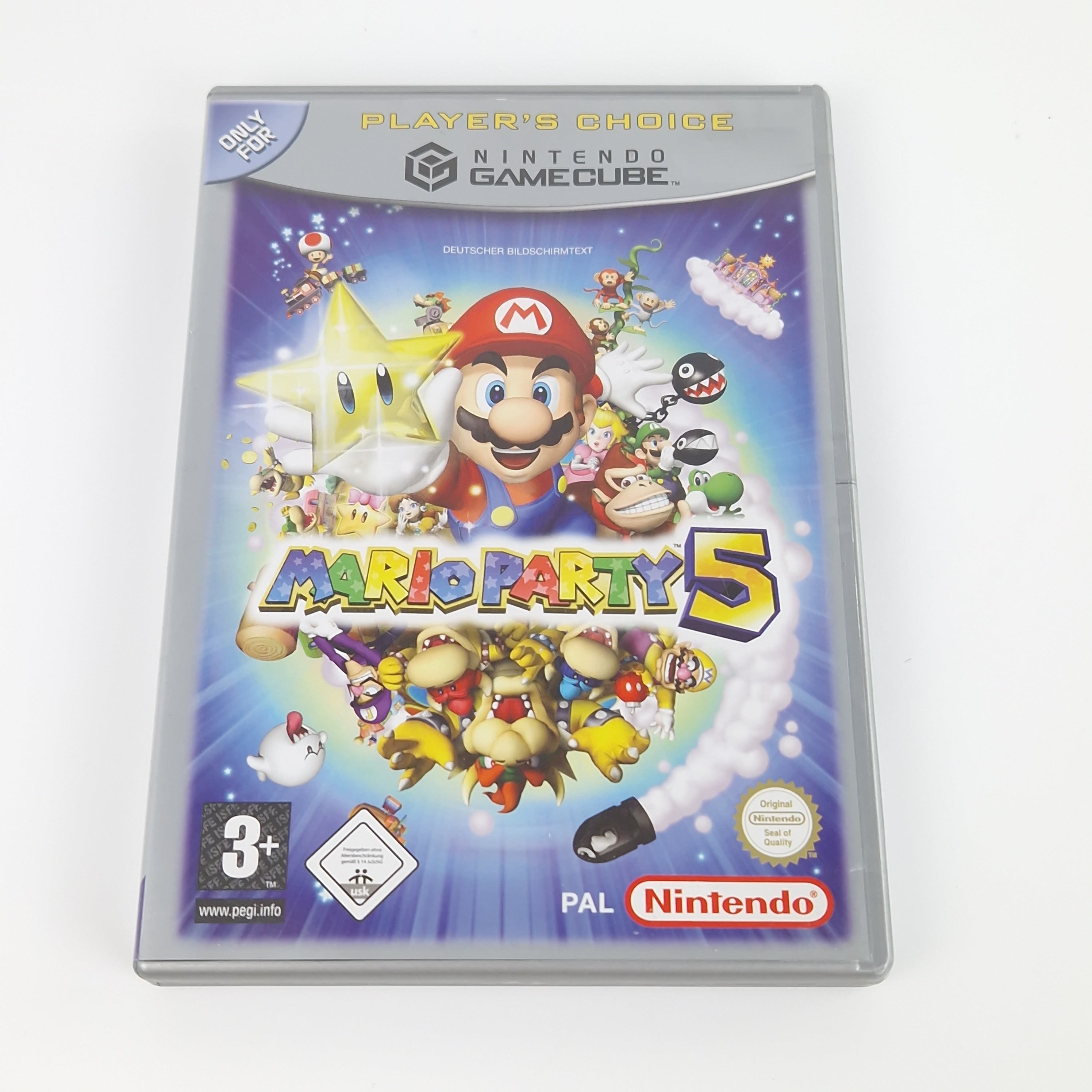 Nintendo Gamecube Spiel – Mario Party 5 OVP PAL Players Choice