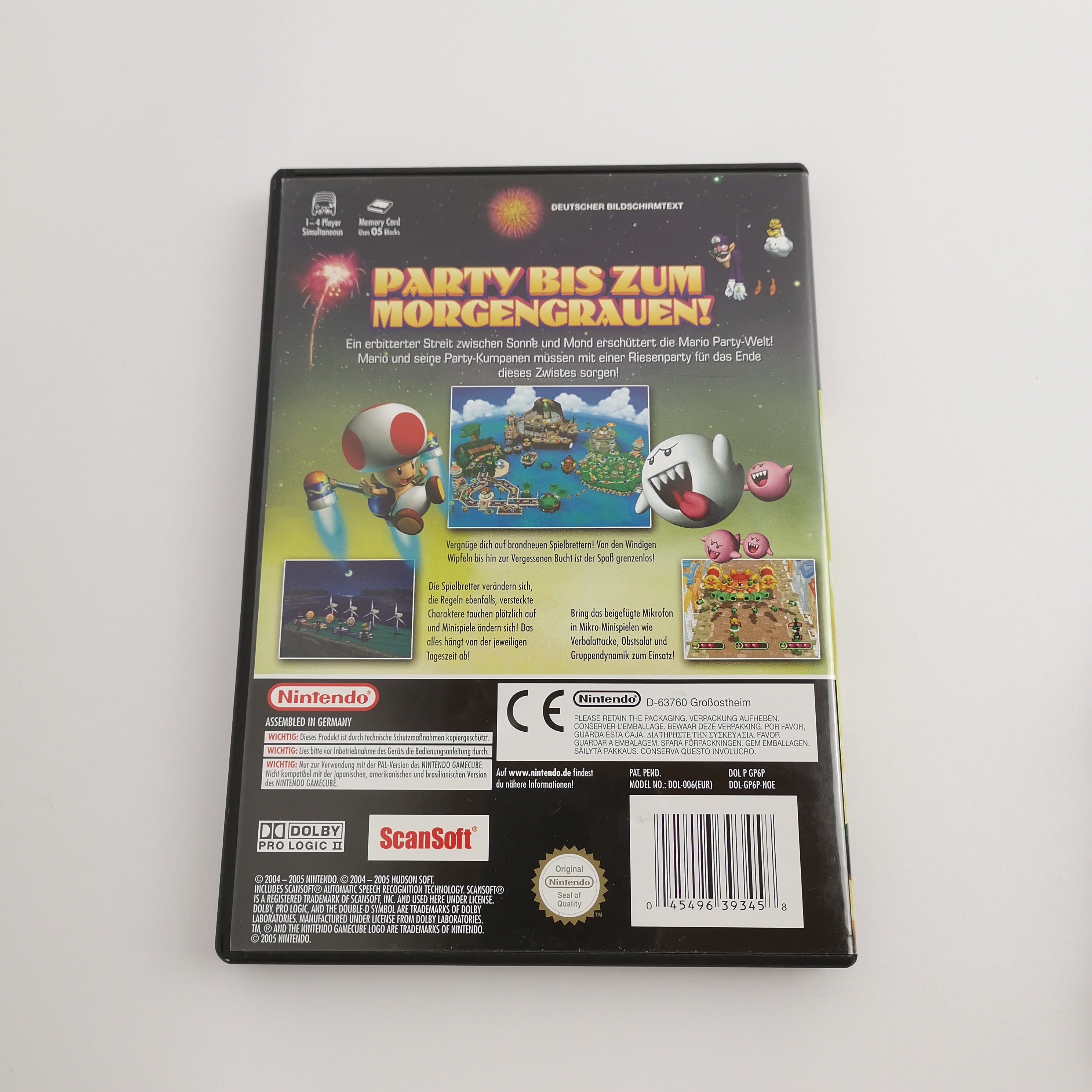 Nintendo Gamecube Spiel – Mario Party 6 mit Mikrofon OVP