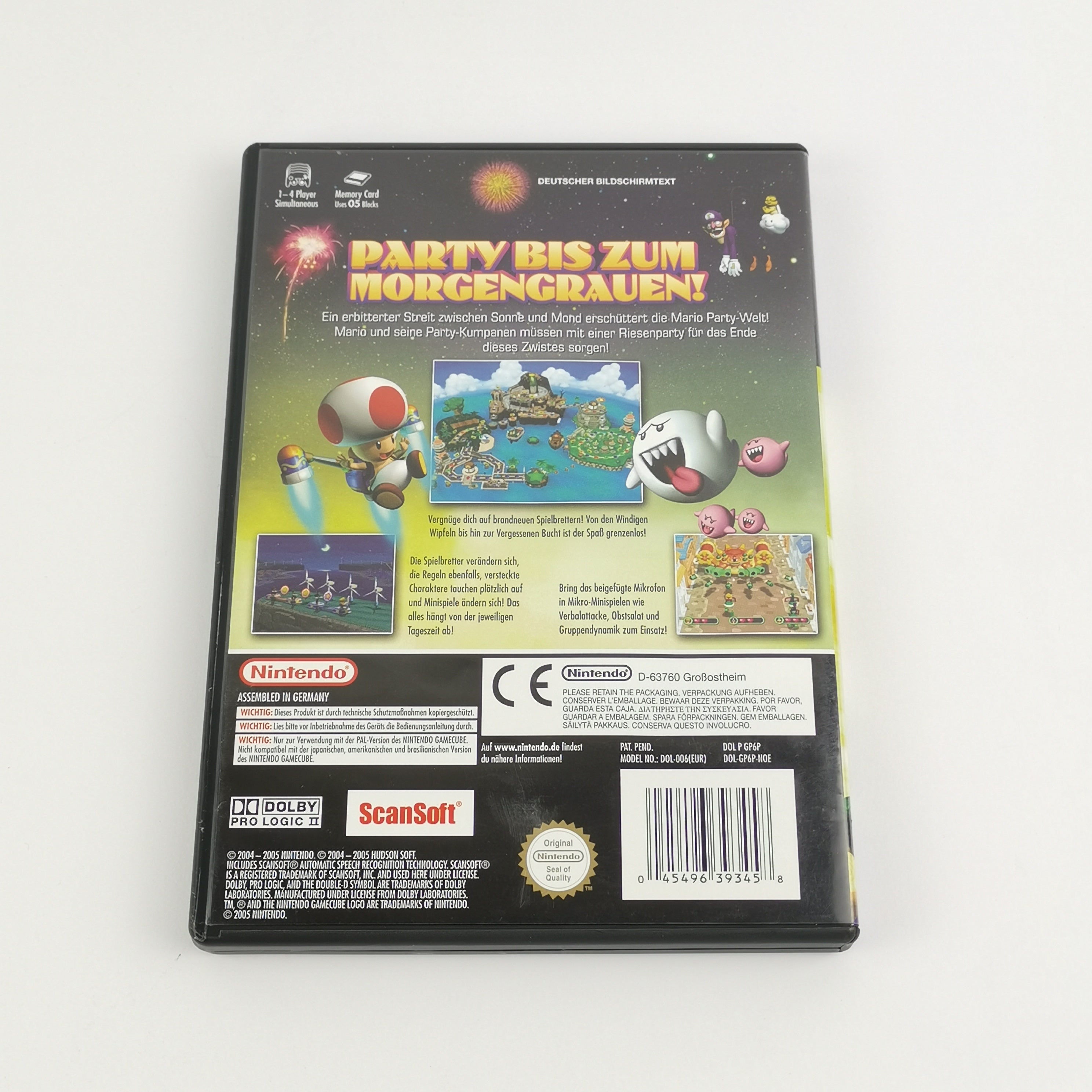 Nintendo Gamecube Spiel – Mario Party 6 OVP Anleitung VIP