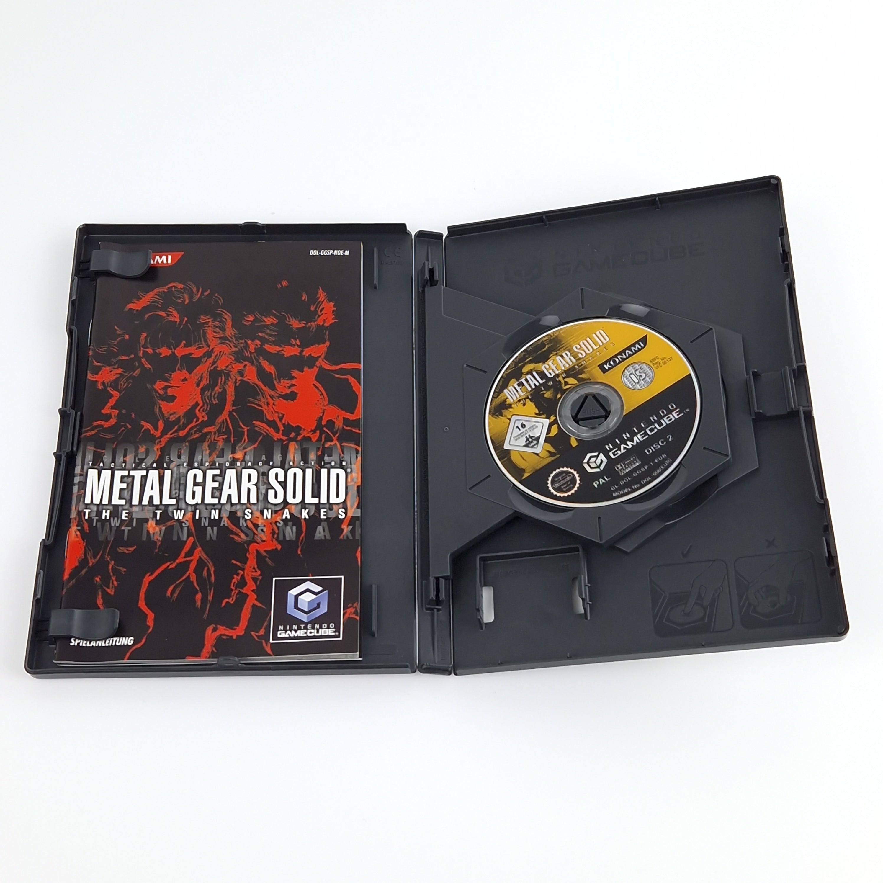Nintendo Gamecube Spiel – Metal Gear Solid Twin Snakes PAL OVP