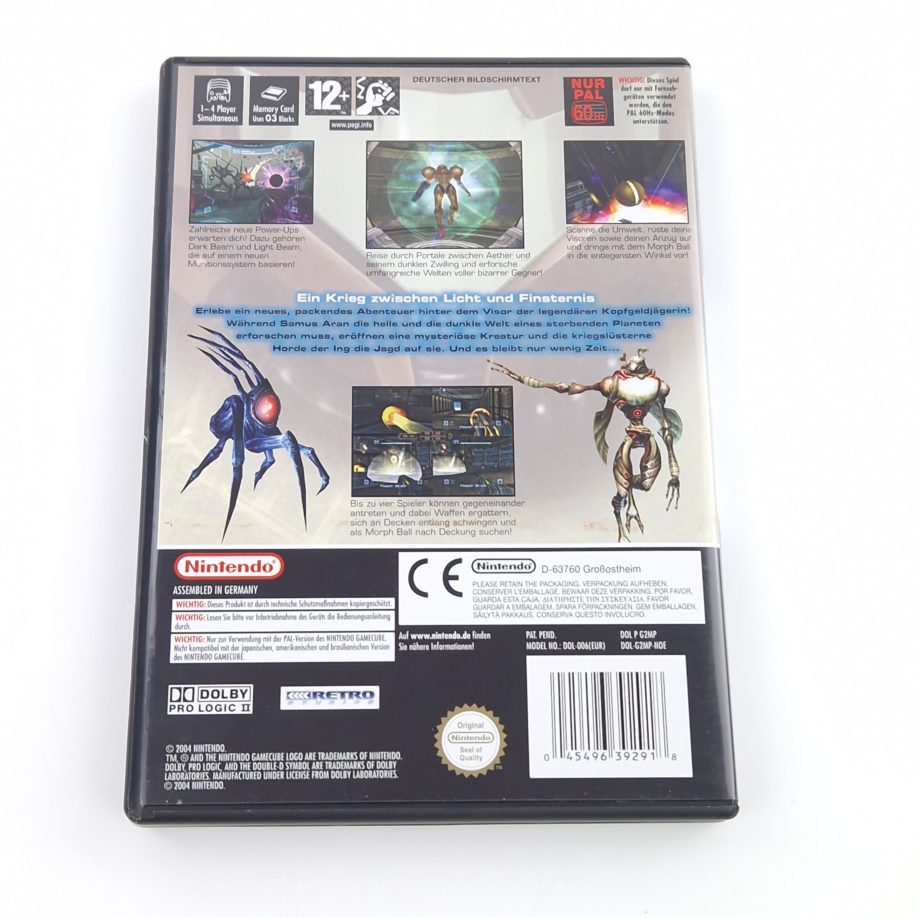 Nintendo Gamecube Spiel – Metroid Prime 2 Echoes (PAL OVP)