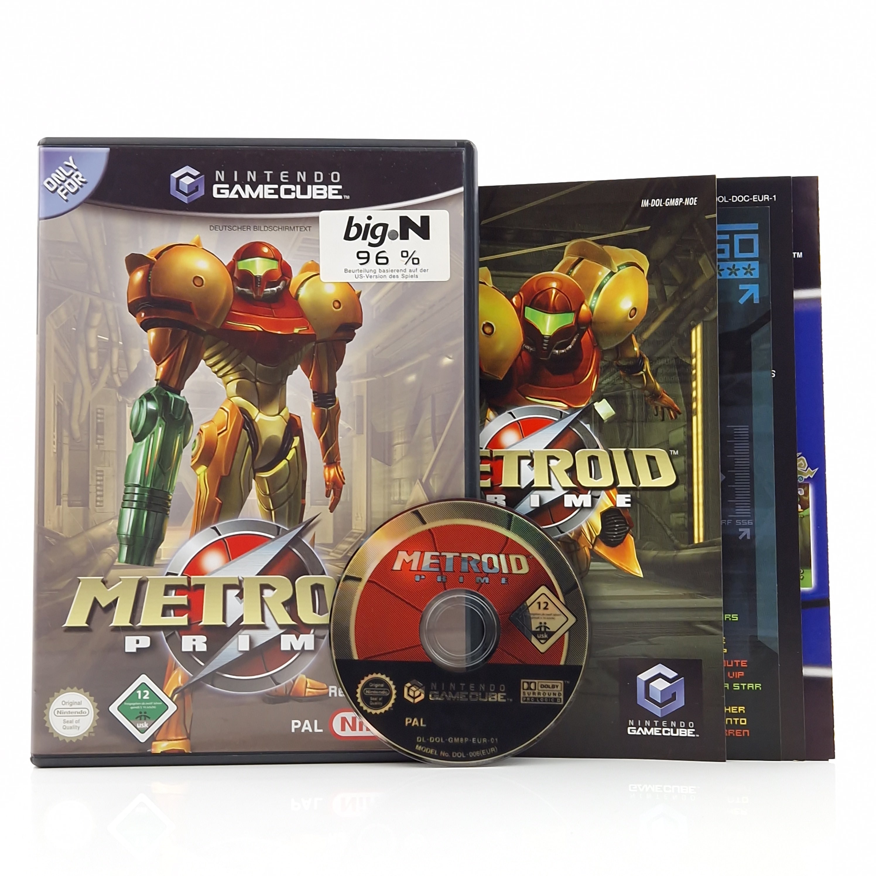 Nintendo Gamecube Spiel – Metroid Prime (PAL OVP dt.)