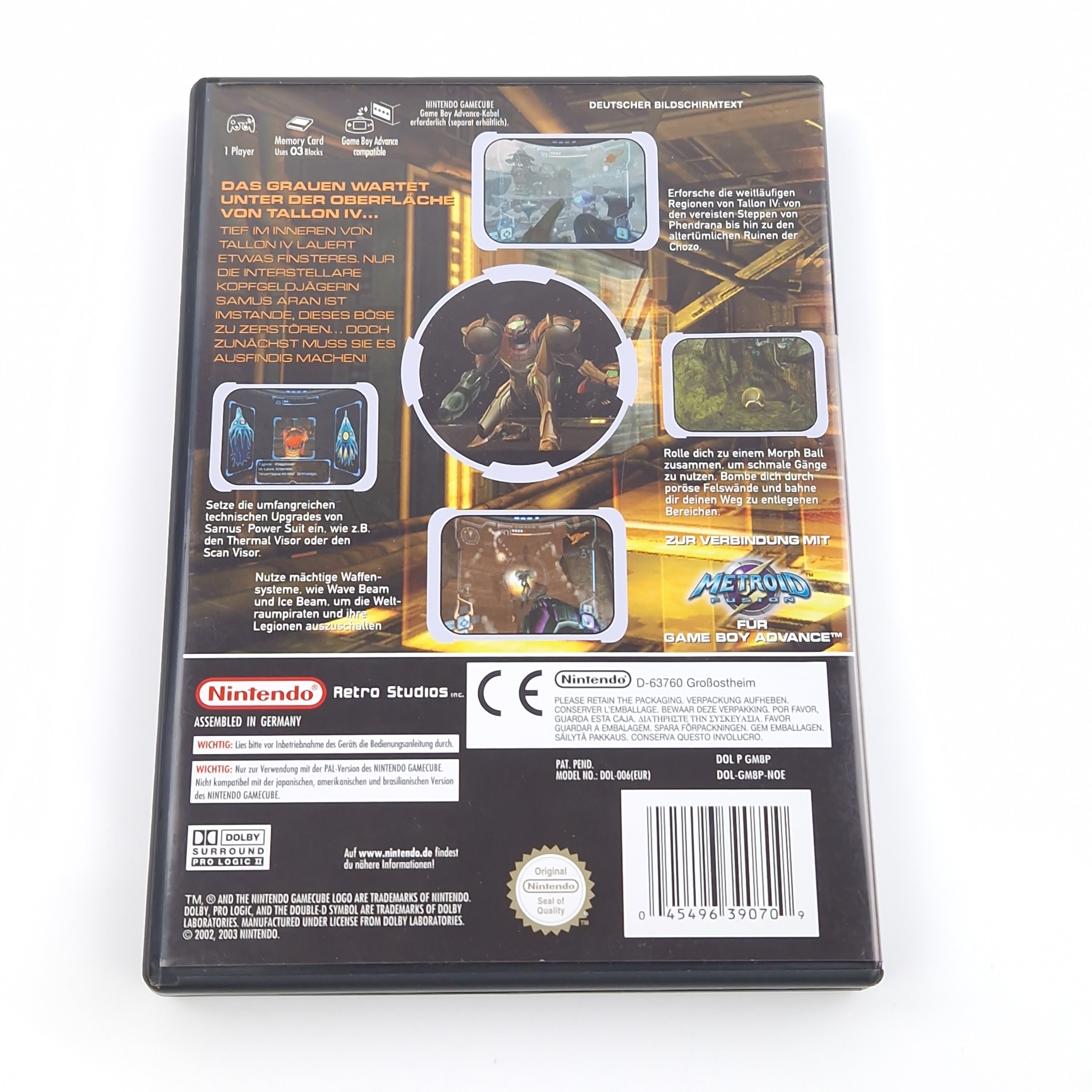 Nintendo Gamecube Spiel – Metroid Prime (PAL OVP dt.)