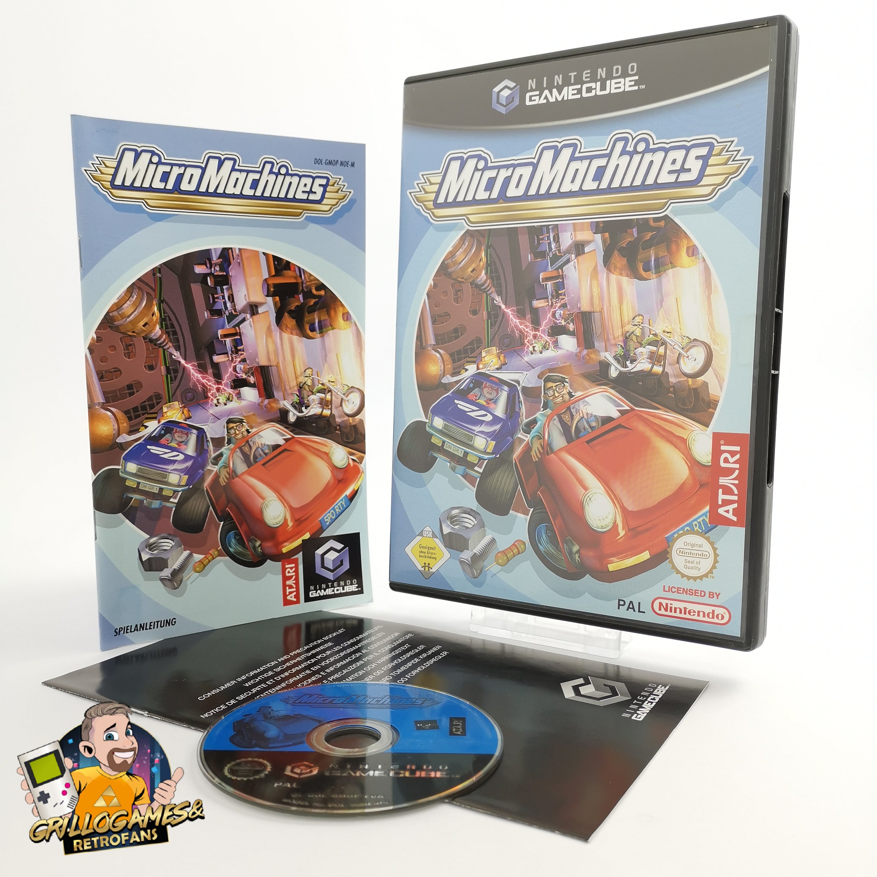 Nintendo Gamecube Spiel – Micro Machines (deutsche Erstauflage)