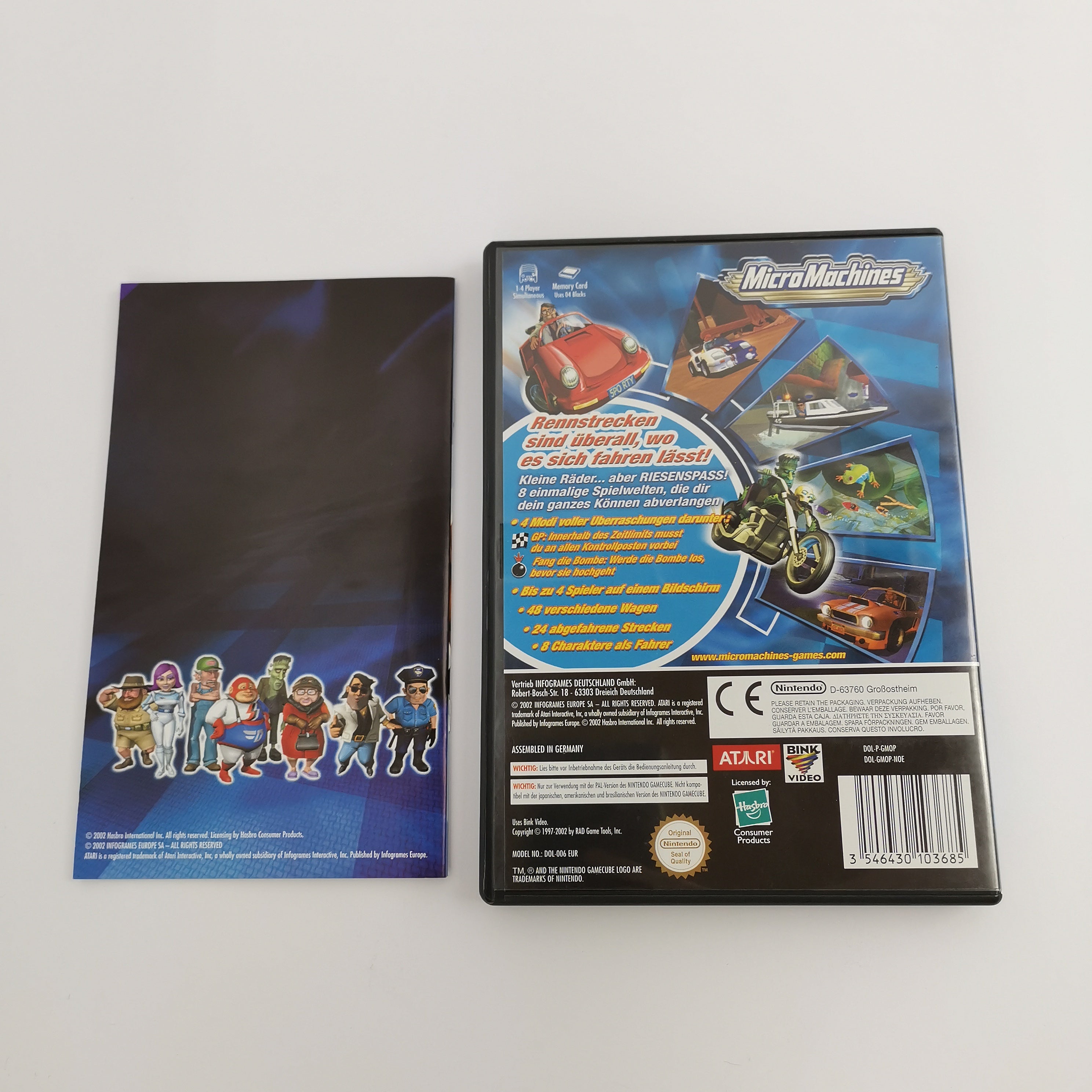 Nintendo Gamecube Spiel – Micro Machines (deutsche Erstauflage)