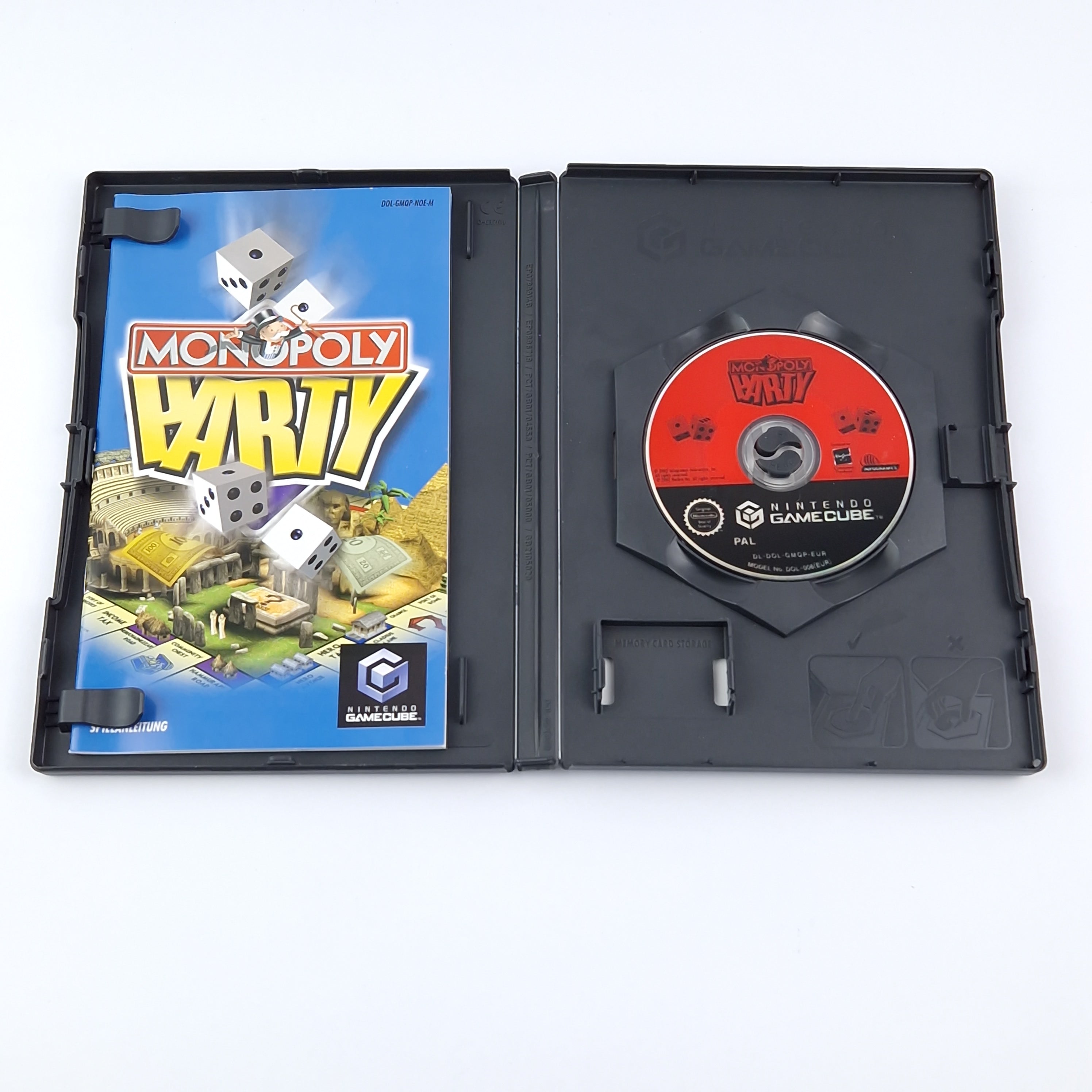 Nintendo Gamecube Spiel: Monopoly Party - OVP Anleitung CD Disk | PAL Game
