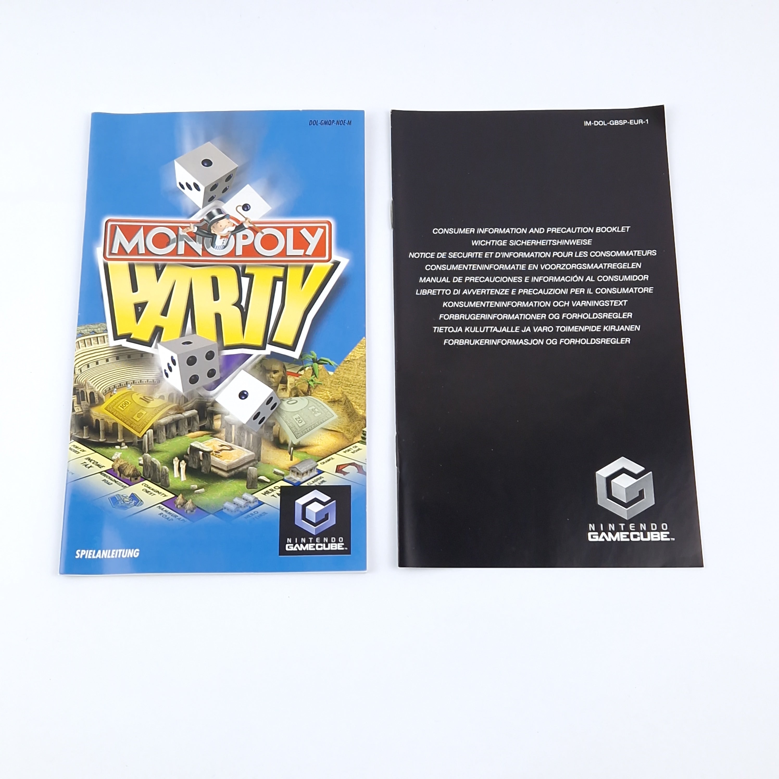 Nintendo Gamecube Spiel: Monopoly Party - OVP Anleitung CD Disk | PAL Game