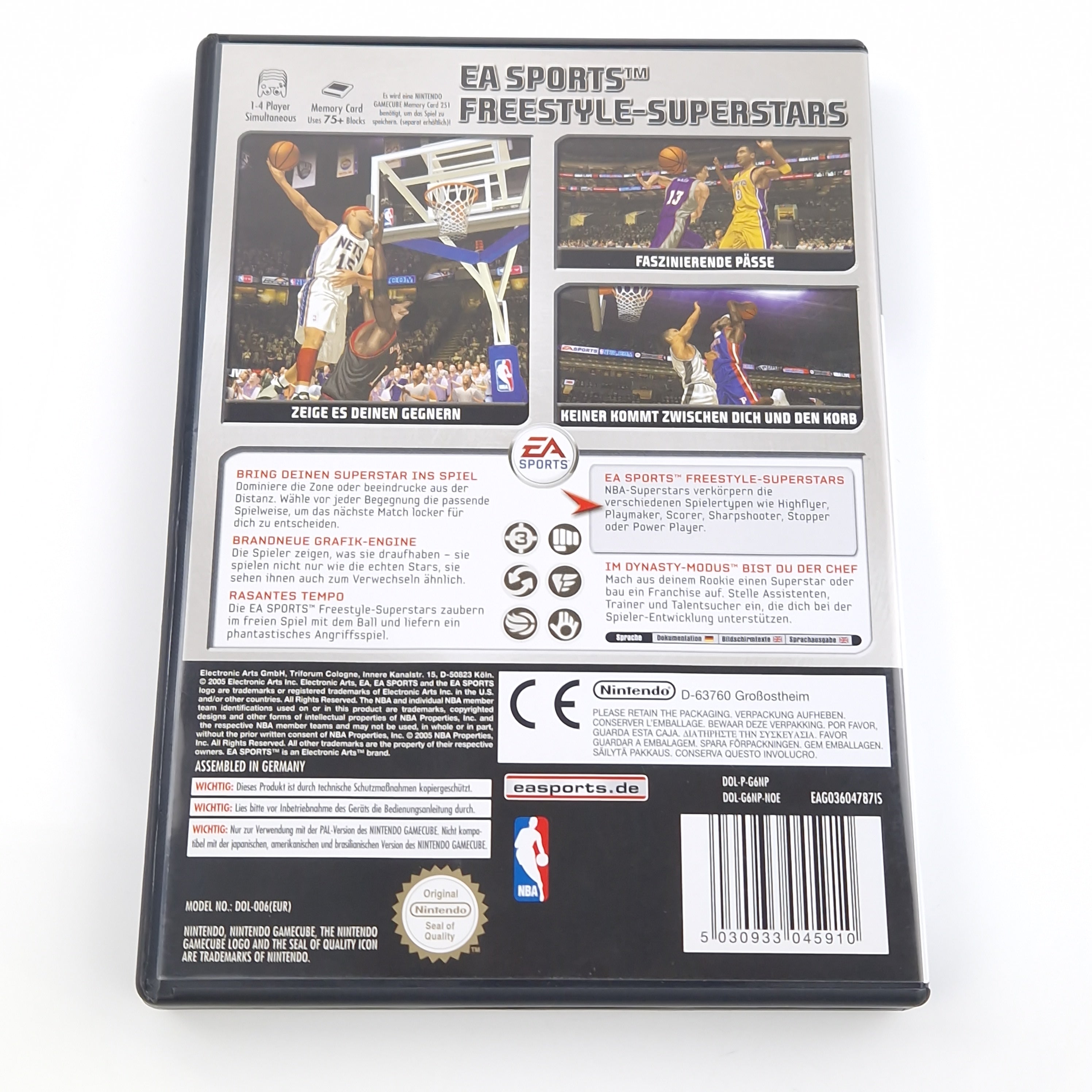 Nintendo Gamecube Spiel – NBA Live 06 Basketball OVP PAL