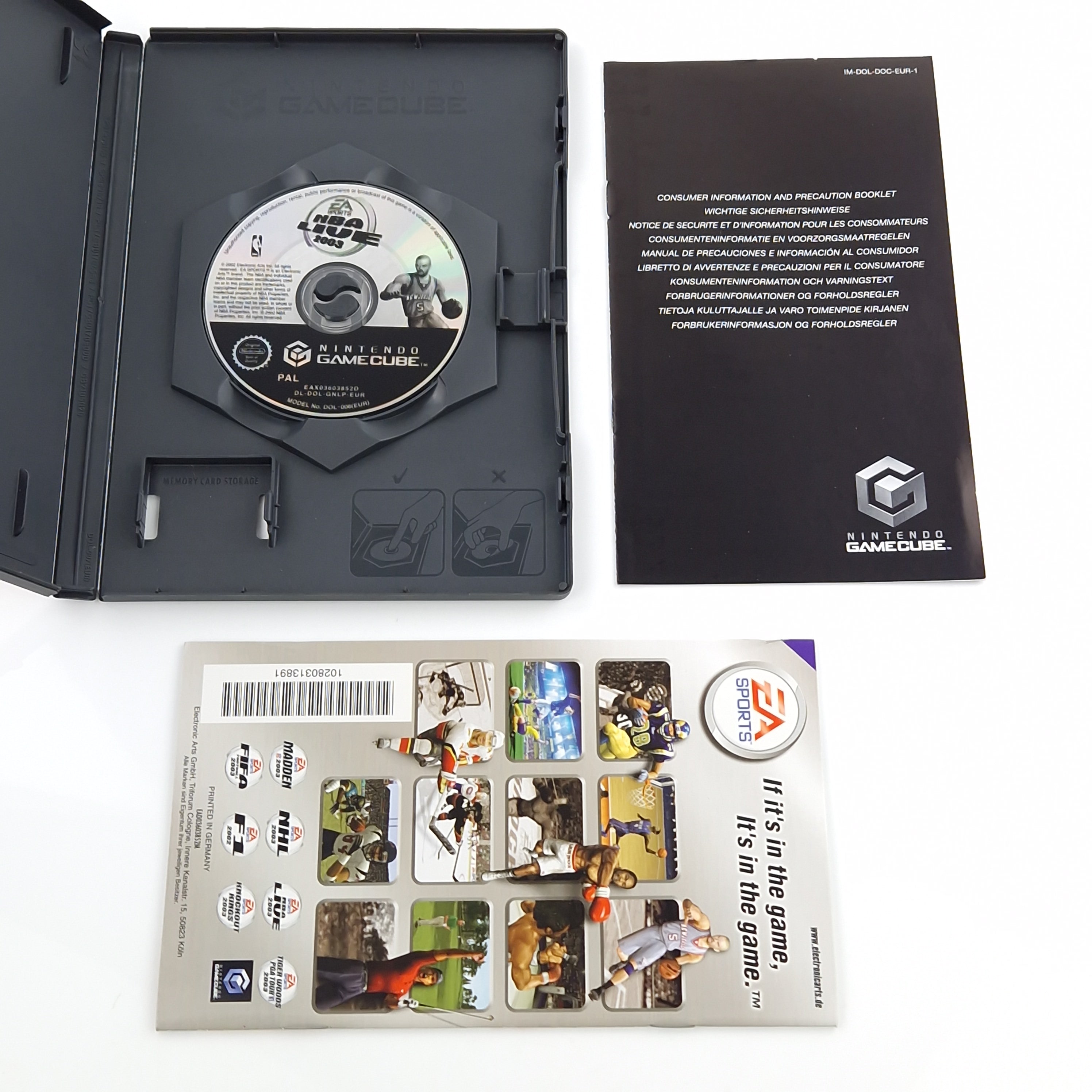 Nintendo Gamecube Spiel – NBA Live 2003 Basketball PAL OVP