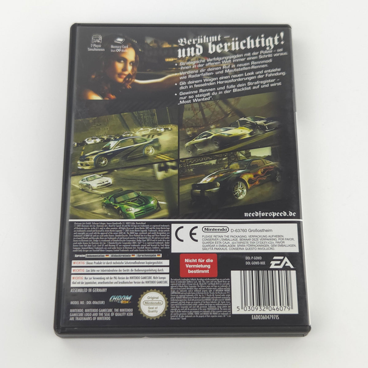 Nintendo Gamecube Spiel: Need for Speed Most Wanted - Anleitung OVP CD (DE PAL)