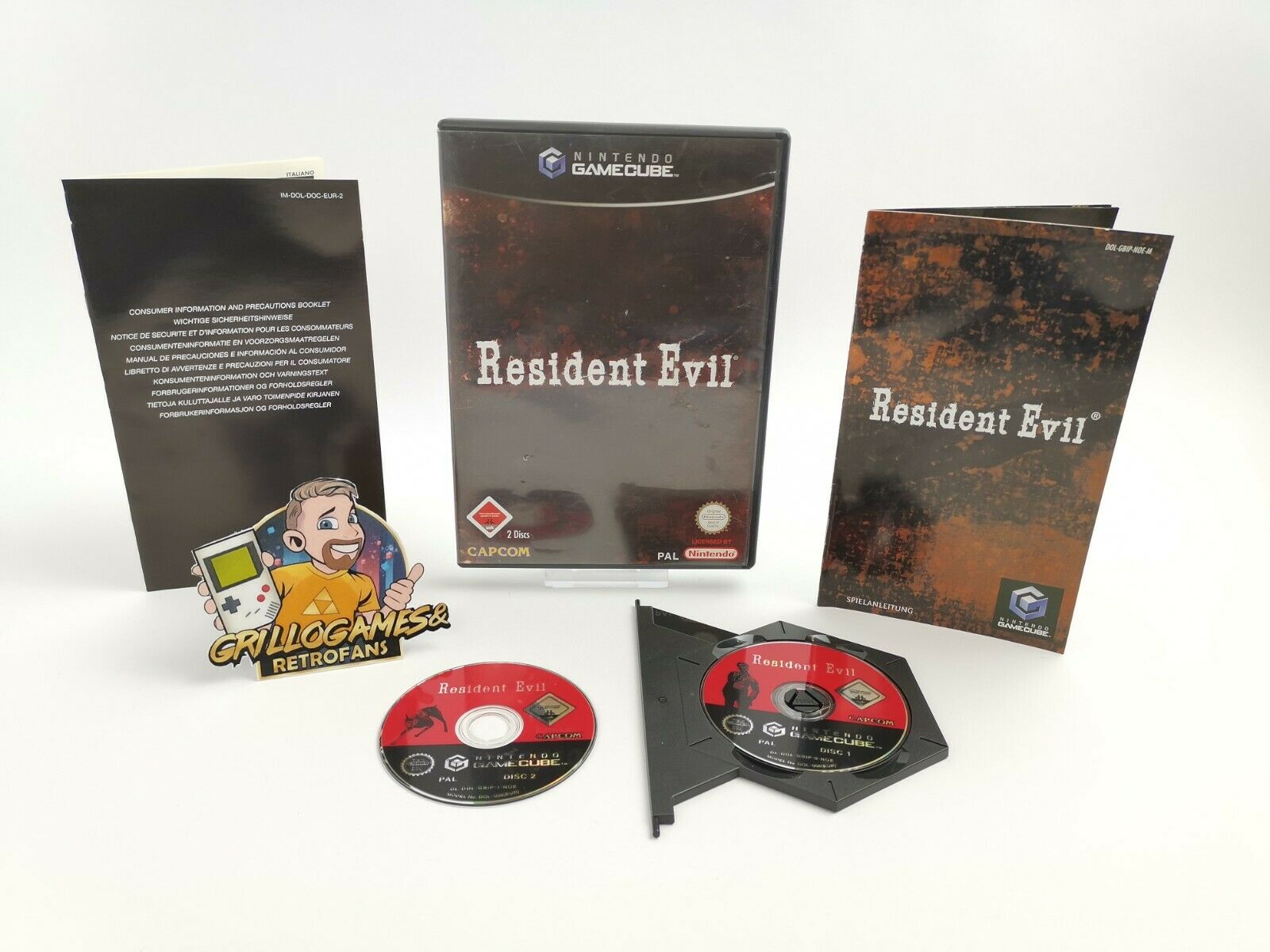 Nintendo Gamecube Spiel – Resident Evil (OVP PAL)