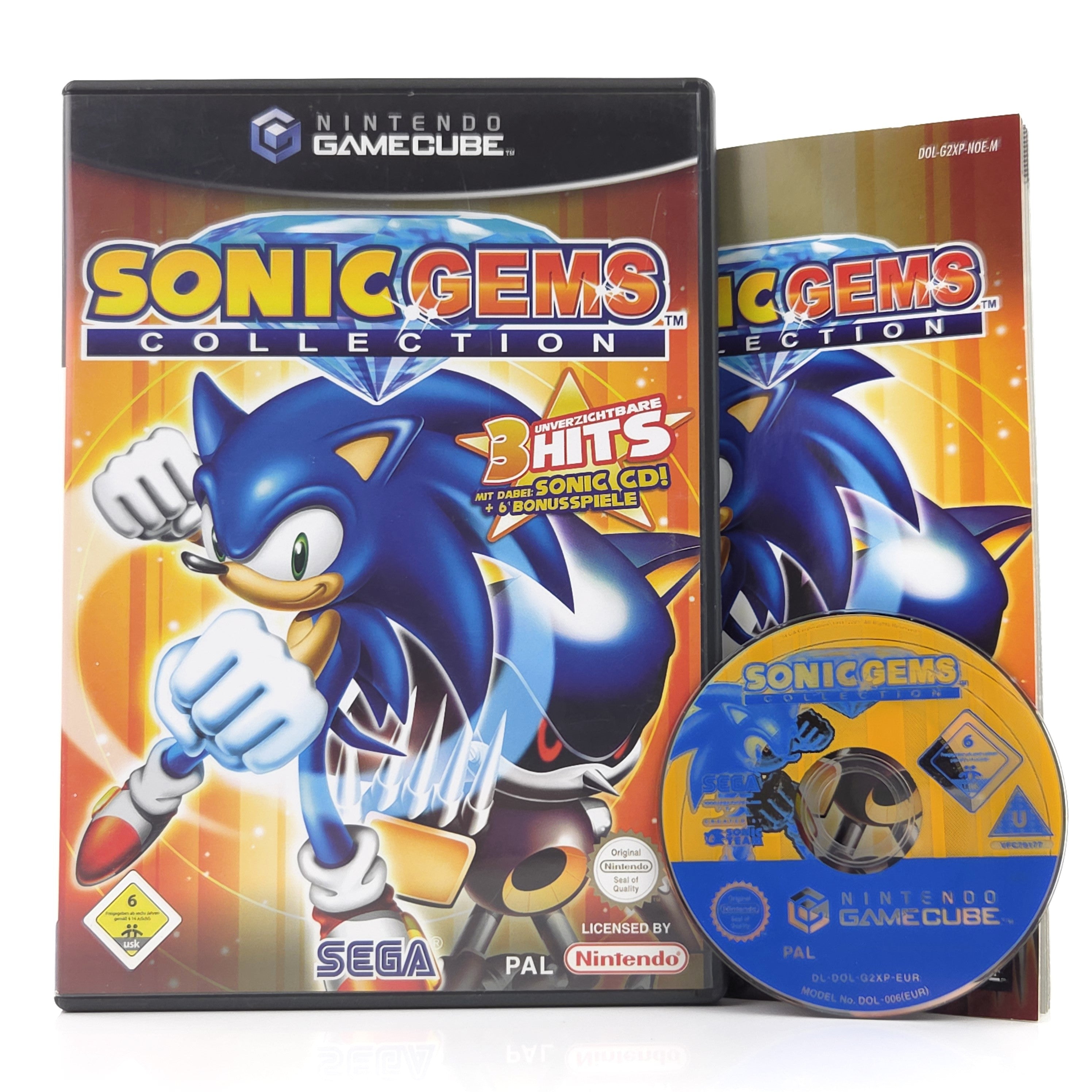 Nintendo Gamecube Spiel – Sonic Gems Collection (OVP)