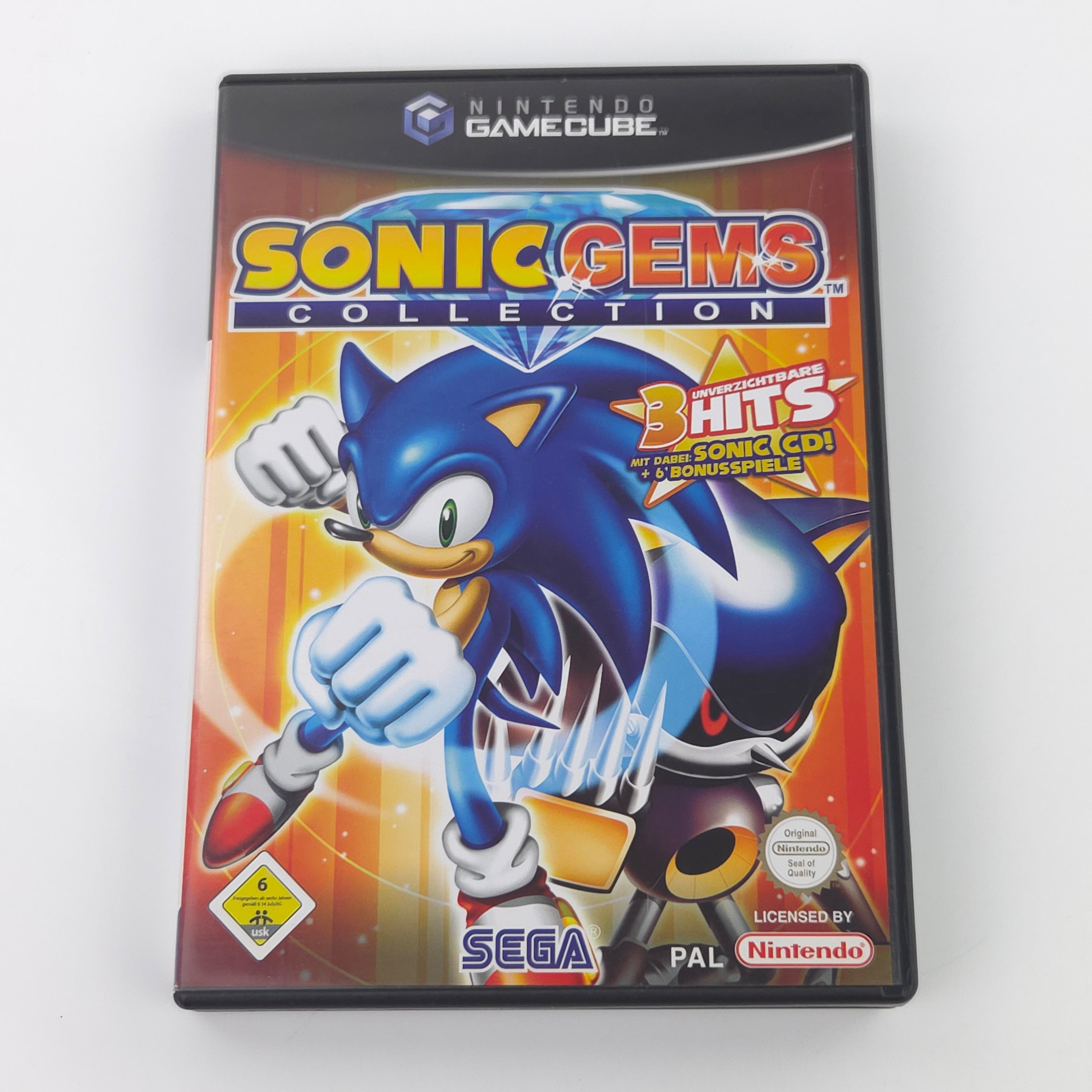 Nintendo Gamecube Spiel – Sonic Gems Collection (OVP)