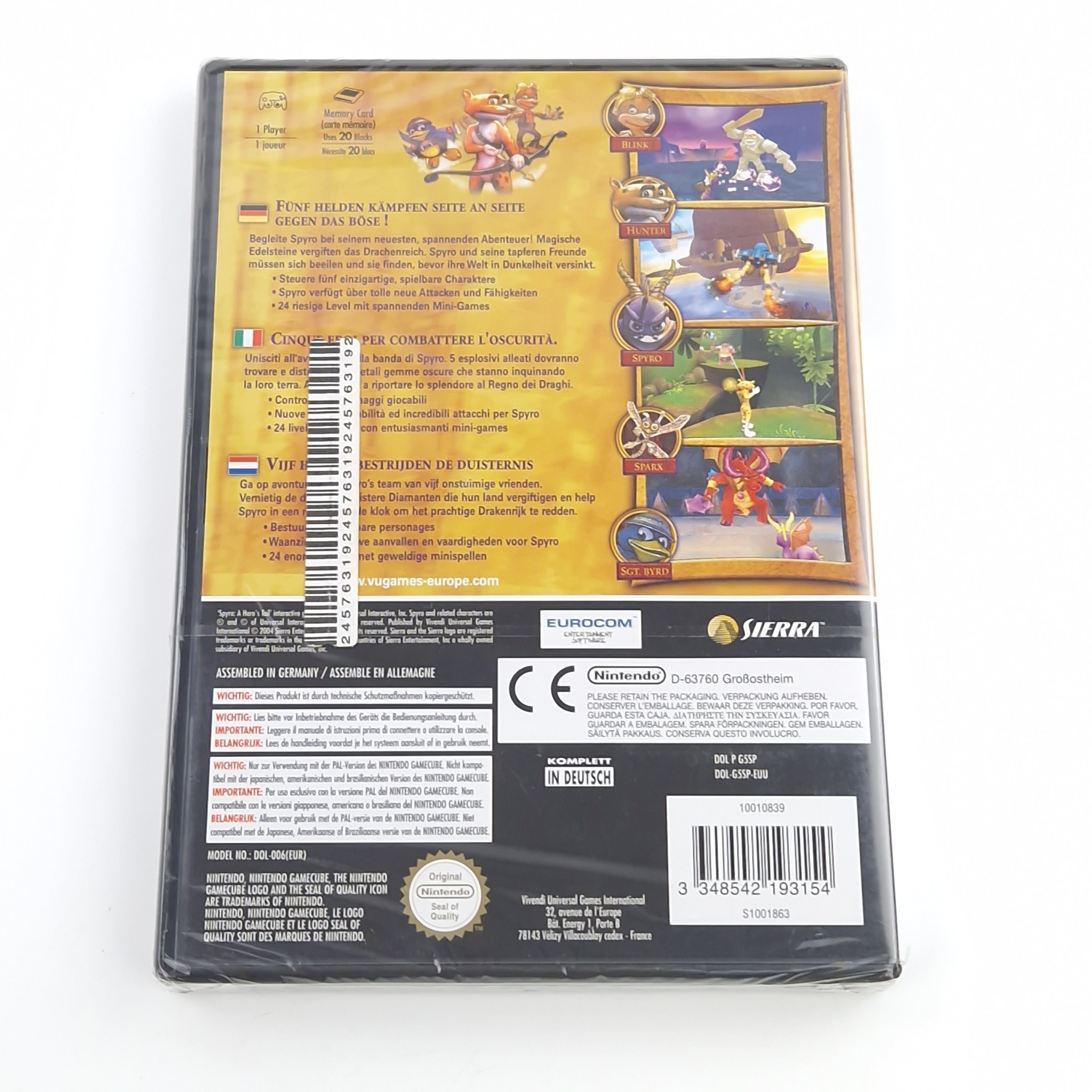 Nintendo Gamecube Spiel – Spyro A Heros Tail Neu PAL