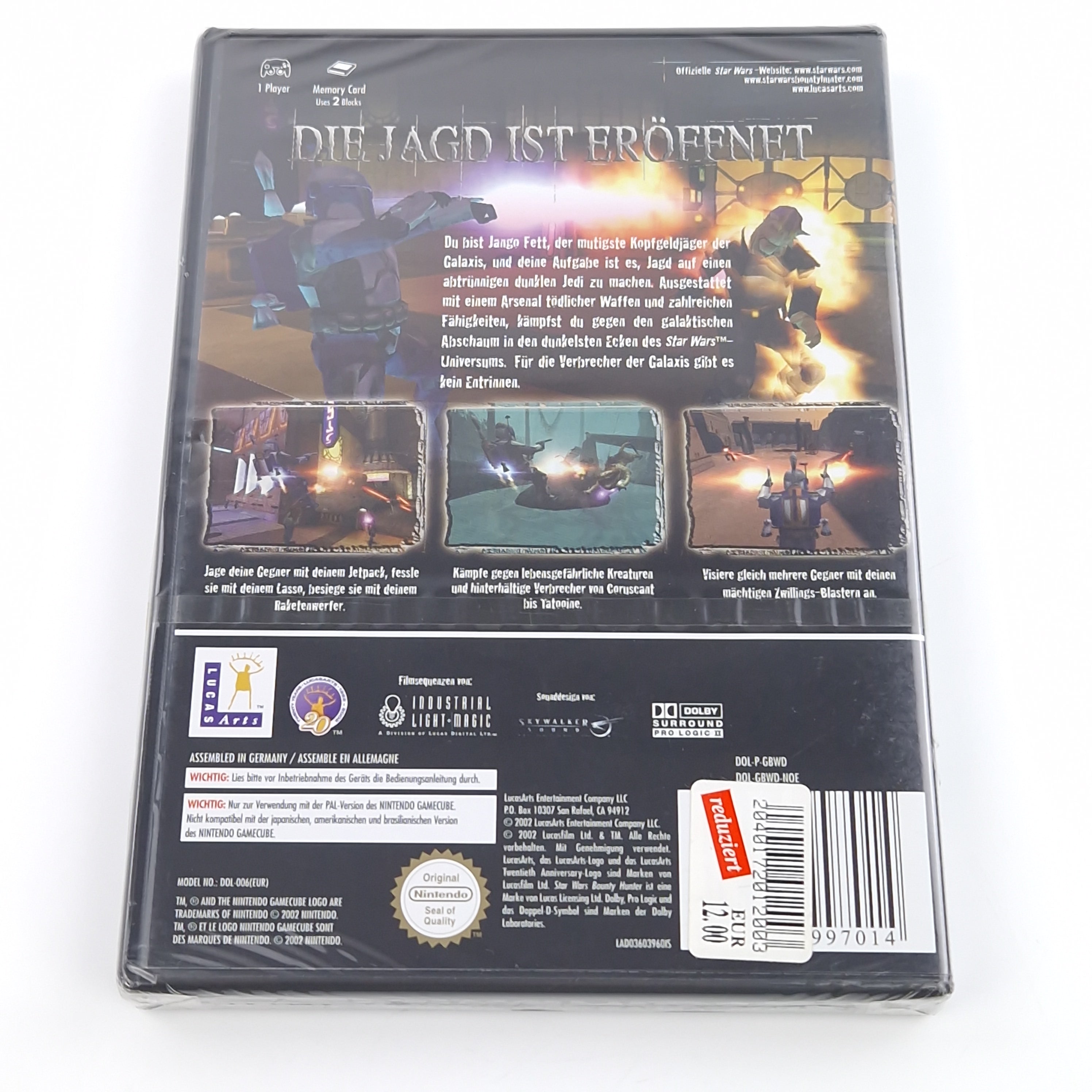 Nintendo Gamecube Spiel – Star Wars Bounty Hunter (Neu PAL)