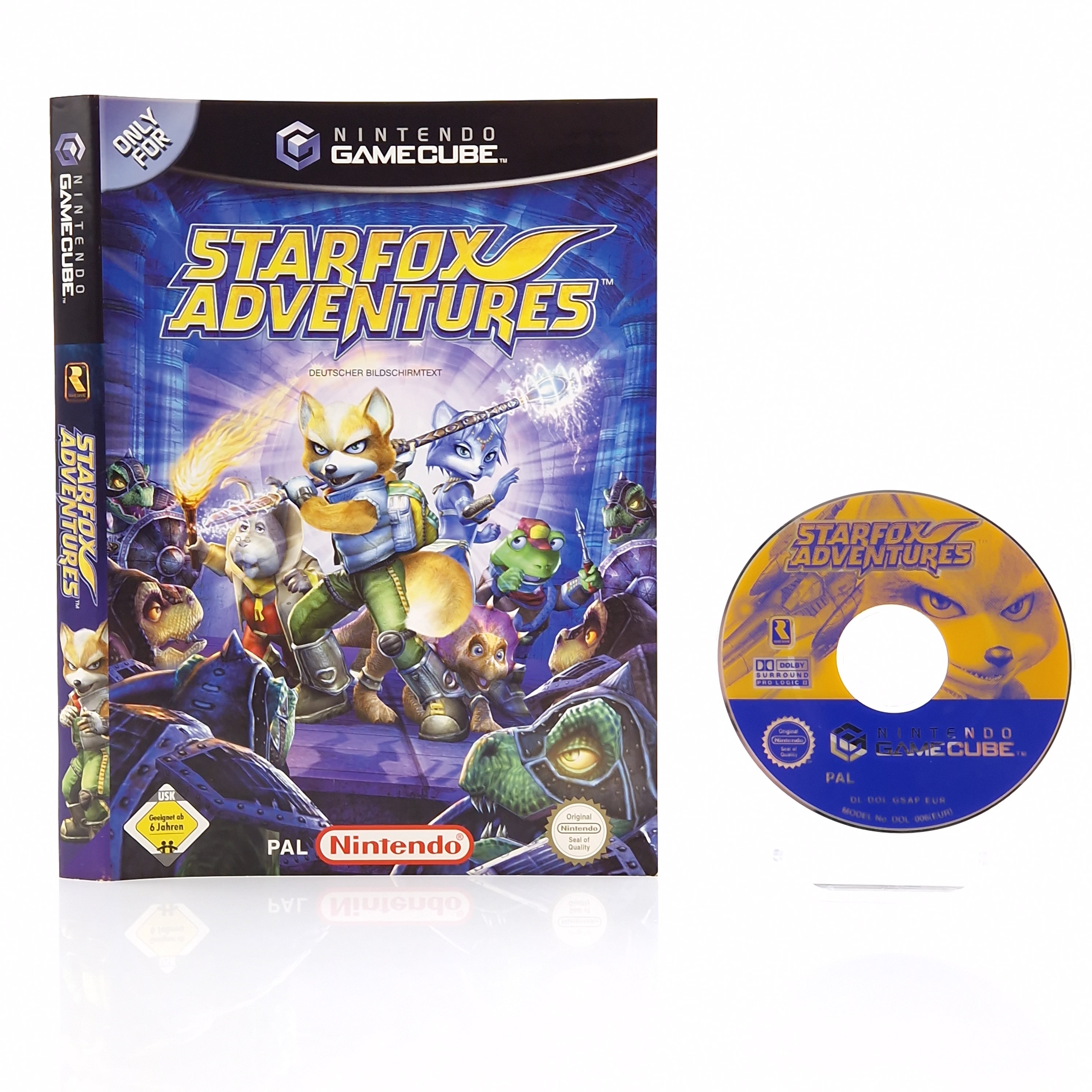 Nintendo Gamecube Spiel – Starfox Adventures CD + Cover