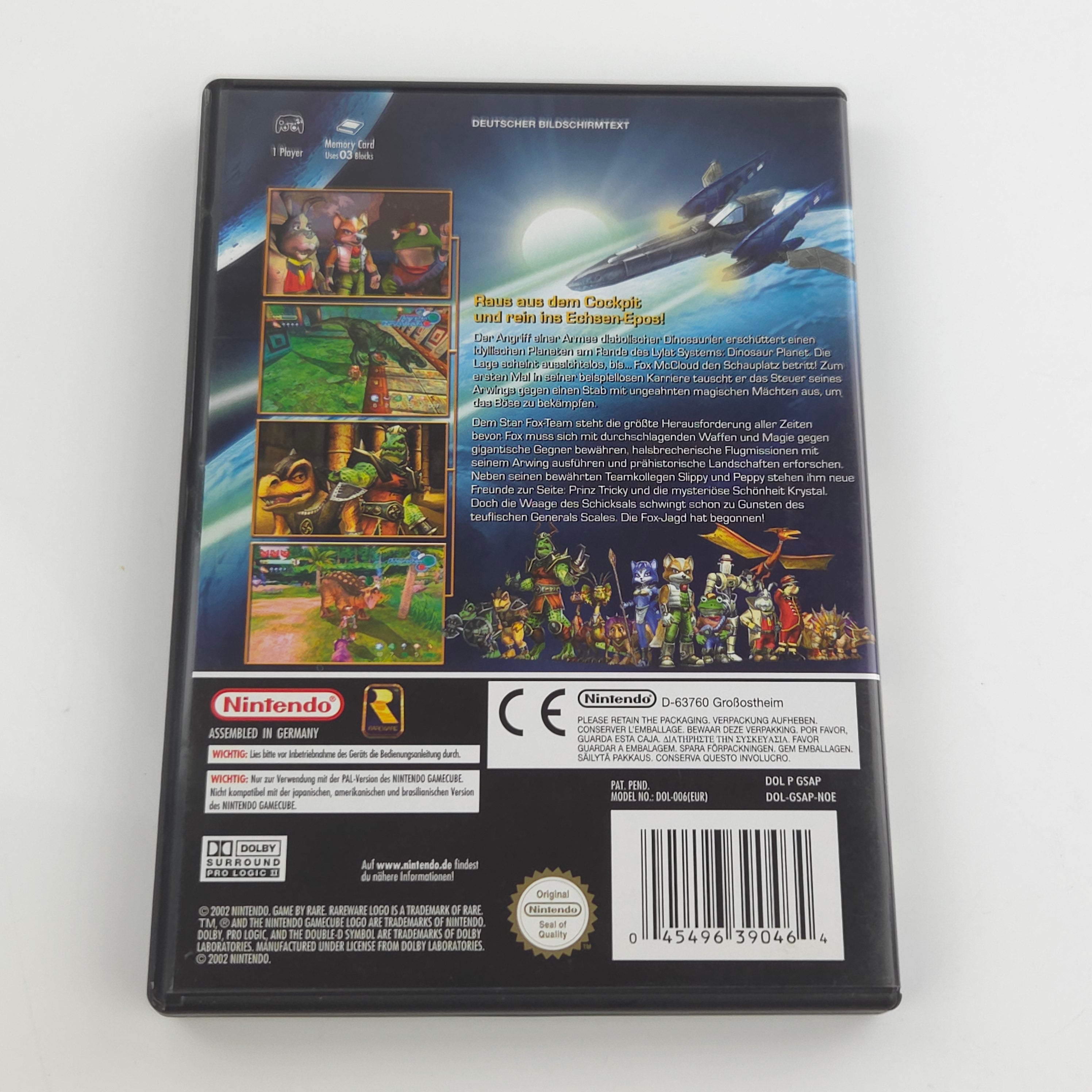 Nintendo Gamecube Spiel – Starfox Adventures (OVP)