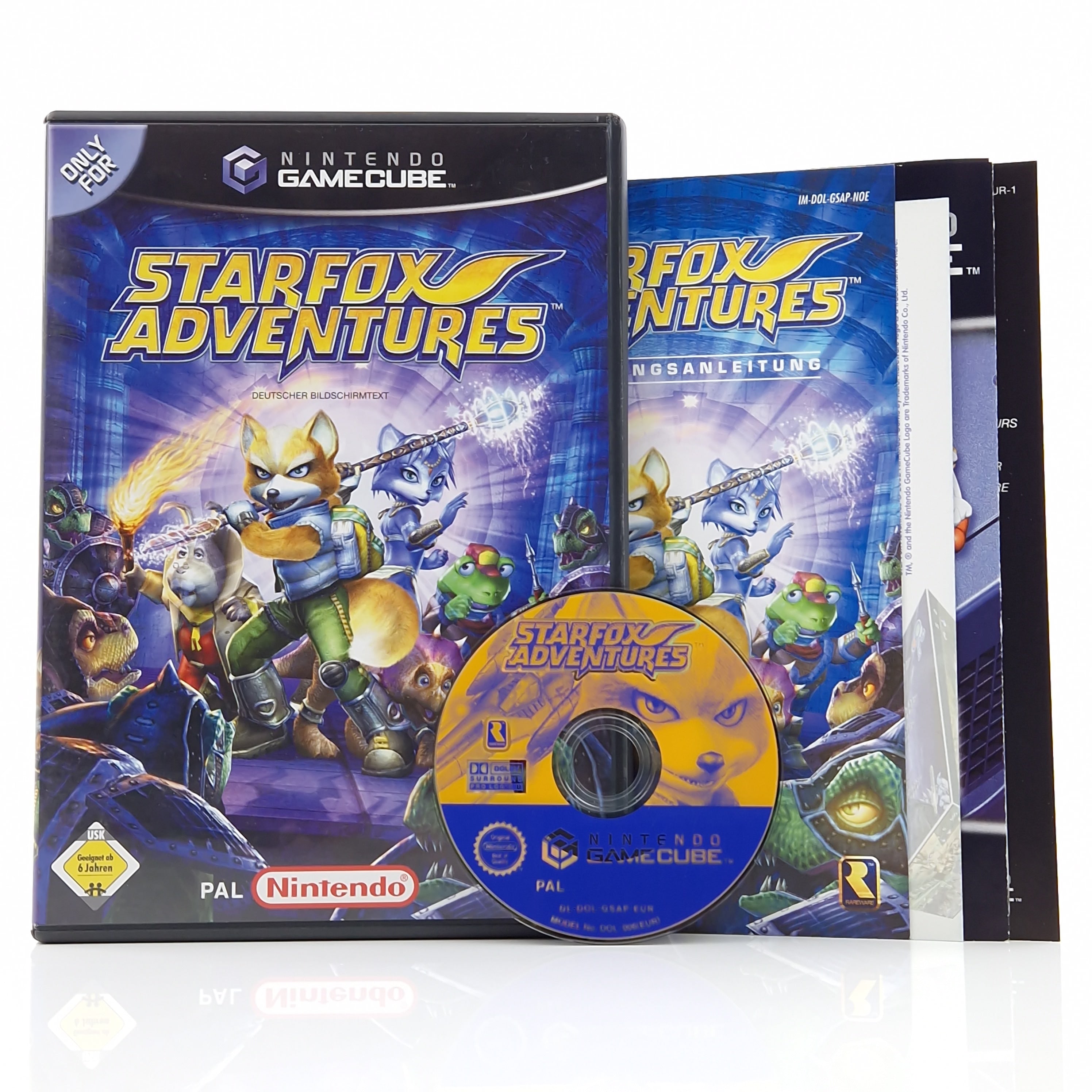 Nintendo Gamecube Spiel – Starfox Adventures (OVP PAL)